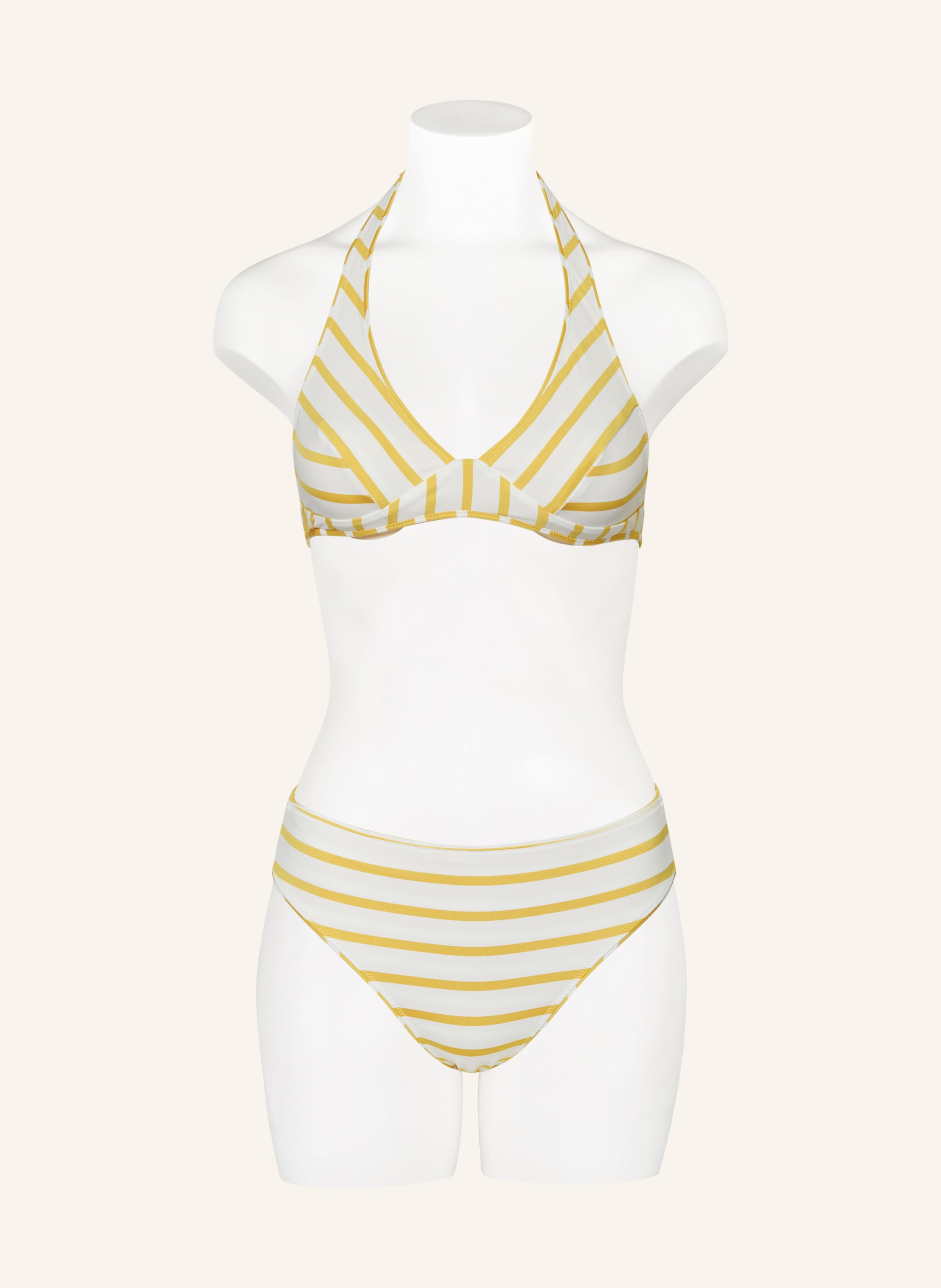 Thumbnail - Lidea Neckholder-Bikini-Top Bay Games Zum Wenden gelb