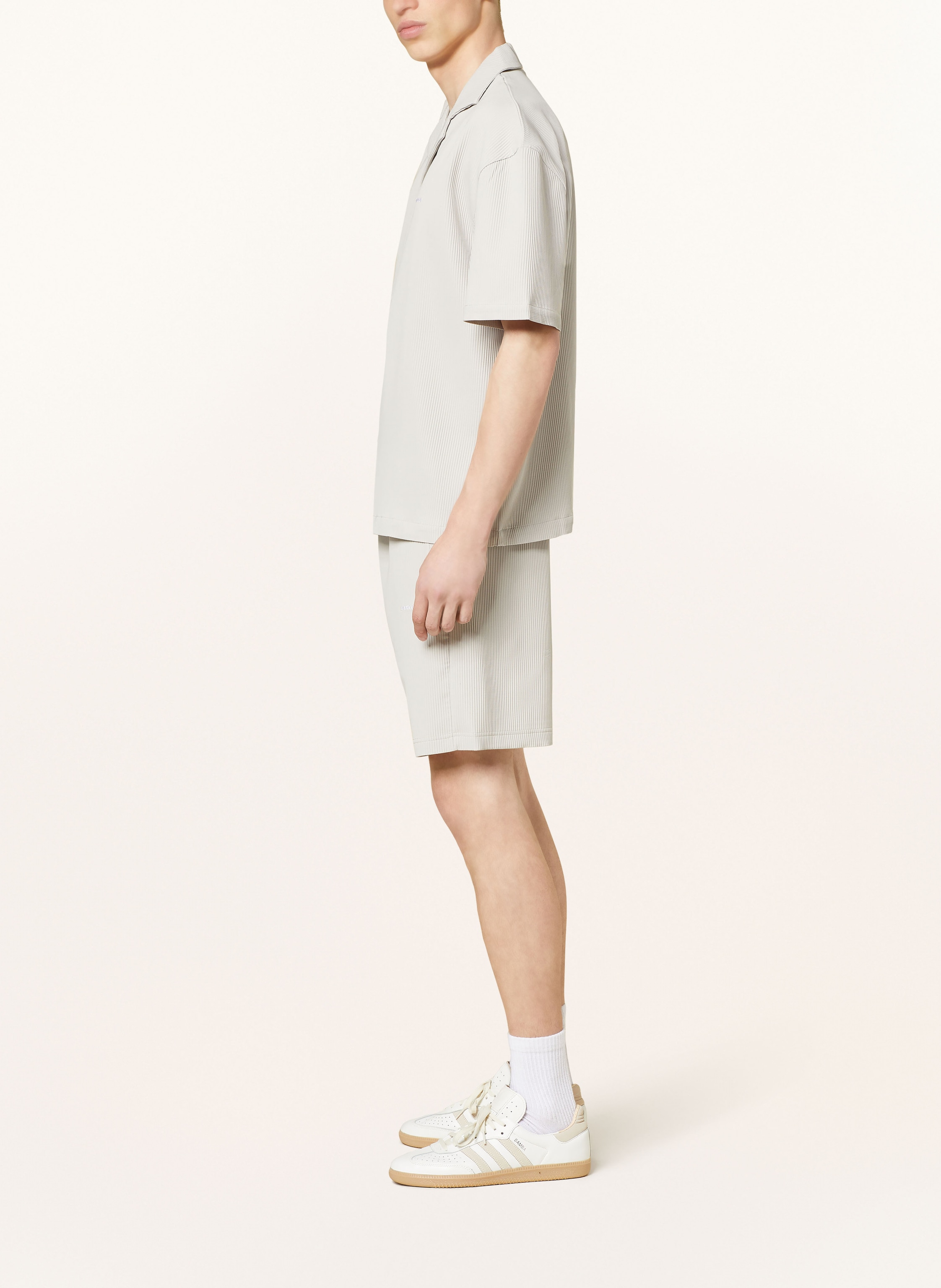 Thumbnail - Pegador Plisseeshorts Troy grau