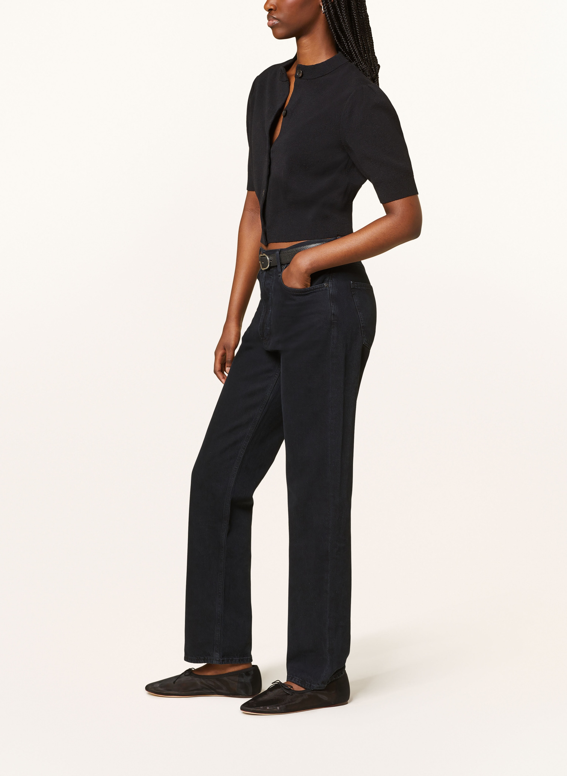 Thumbnail - Agolde Straight Jeans 90's Pinch schwarz