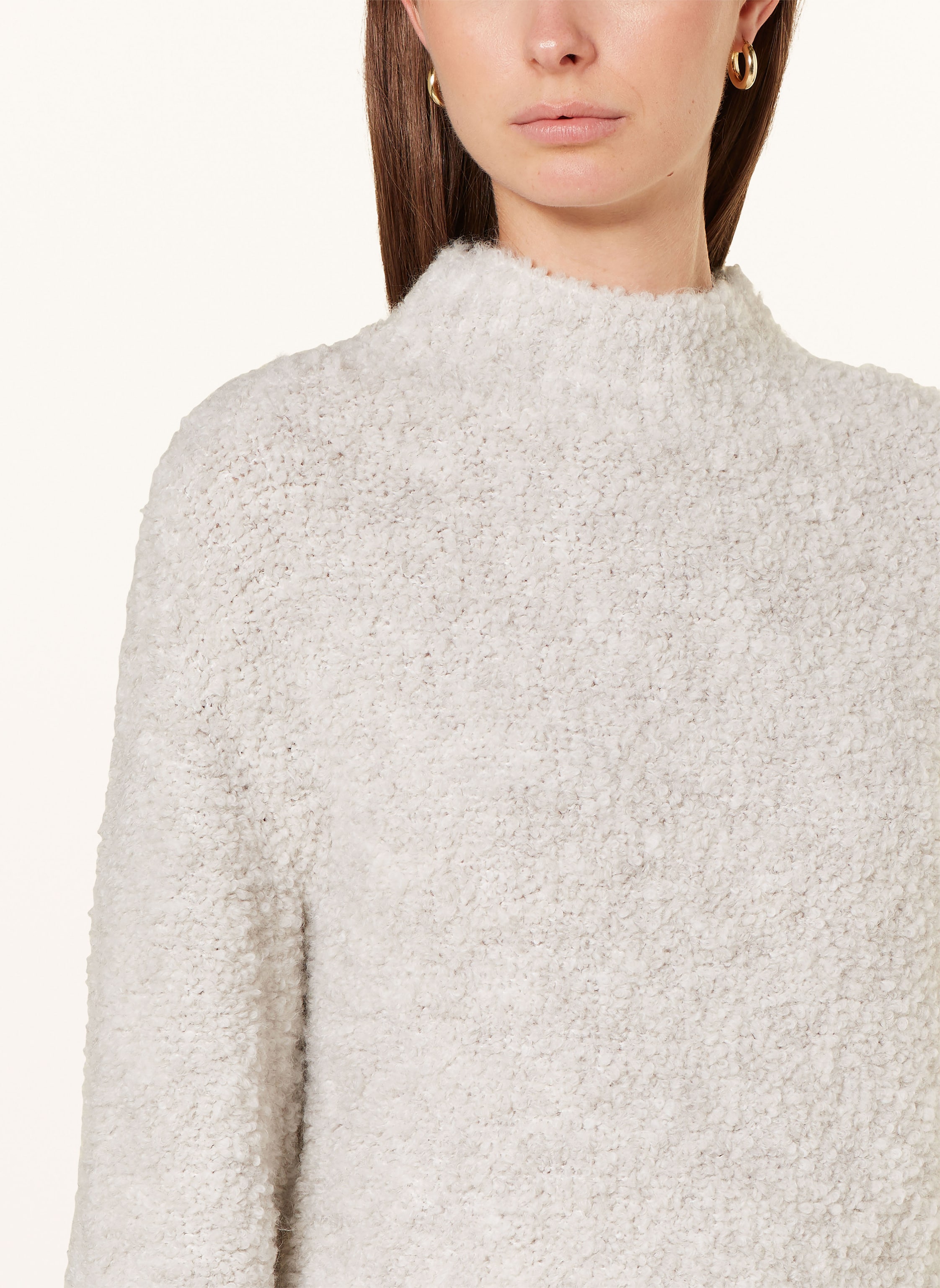 Thumbnail - Darling Harbour Teddyfell-Pullover grau