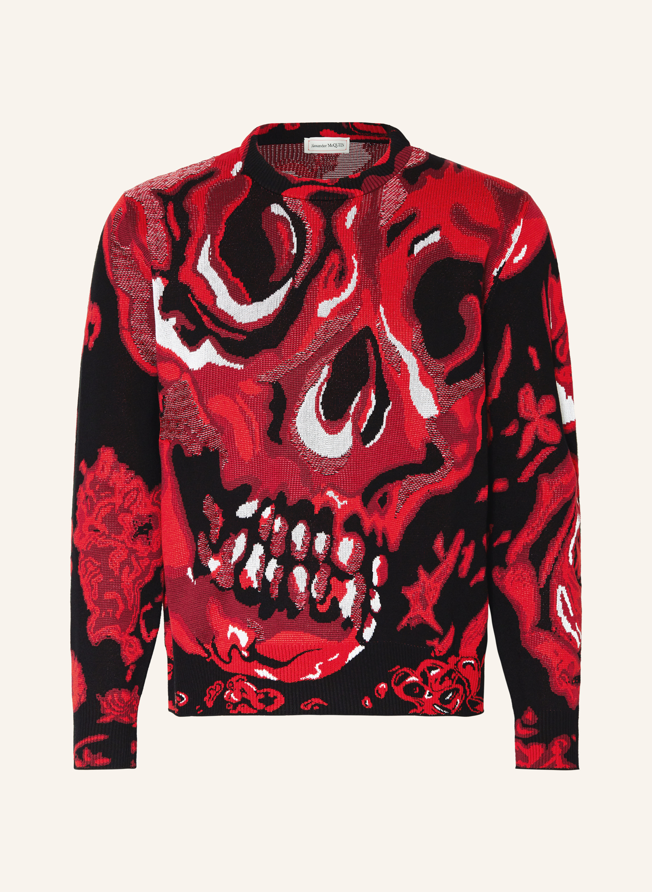 【Alexander McQueen】ニット カットソー 半袖　レッド　L 楽天市場】ALEXANDER McQUEEN（ニット・セーター｜トップス
