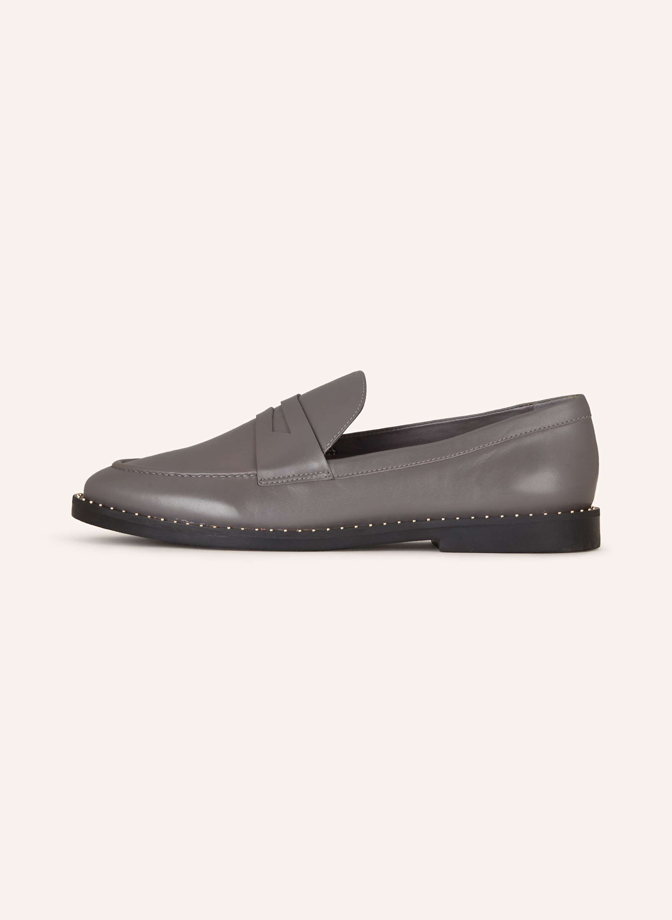 Thumbnail - Carrano Penny-Loafer Mit Nieten grau
