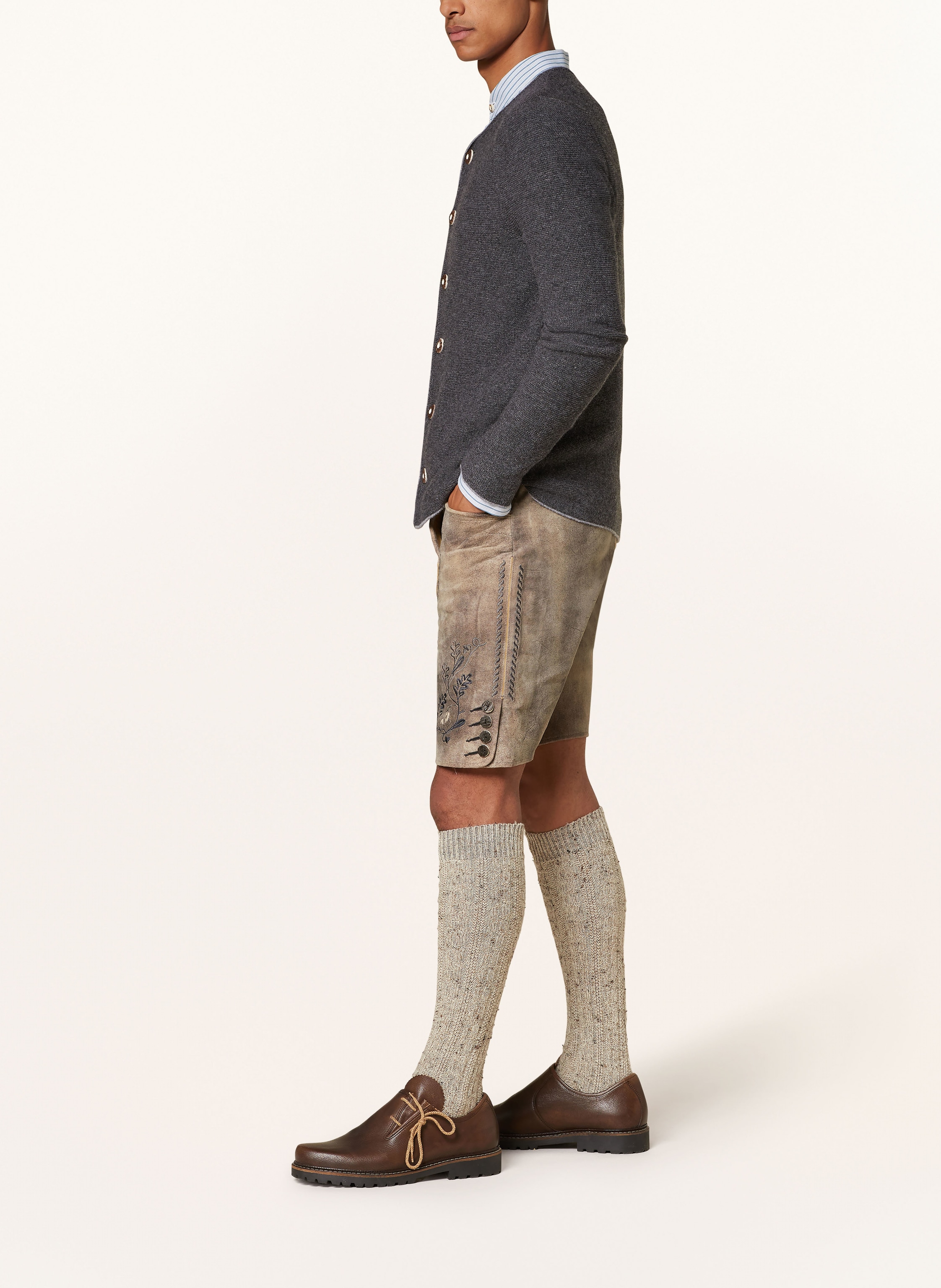 Thumbnail - Spieth & Wensky Trachten-Lederhose Echnaton braun