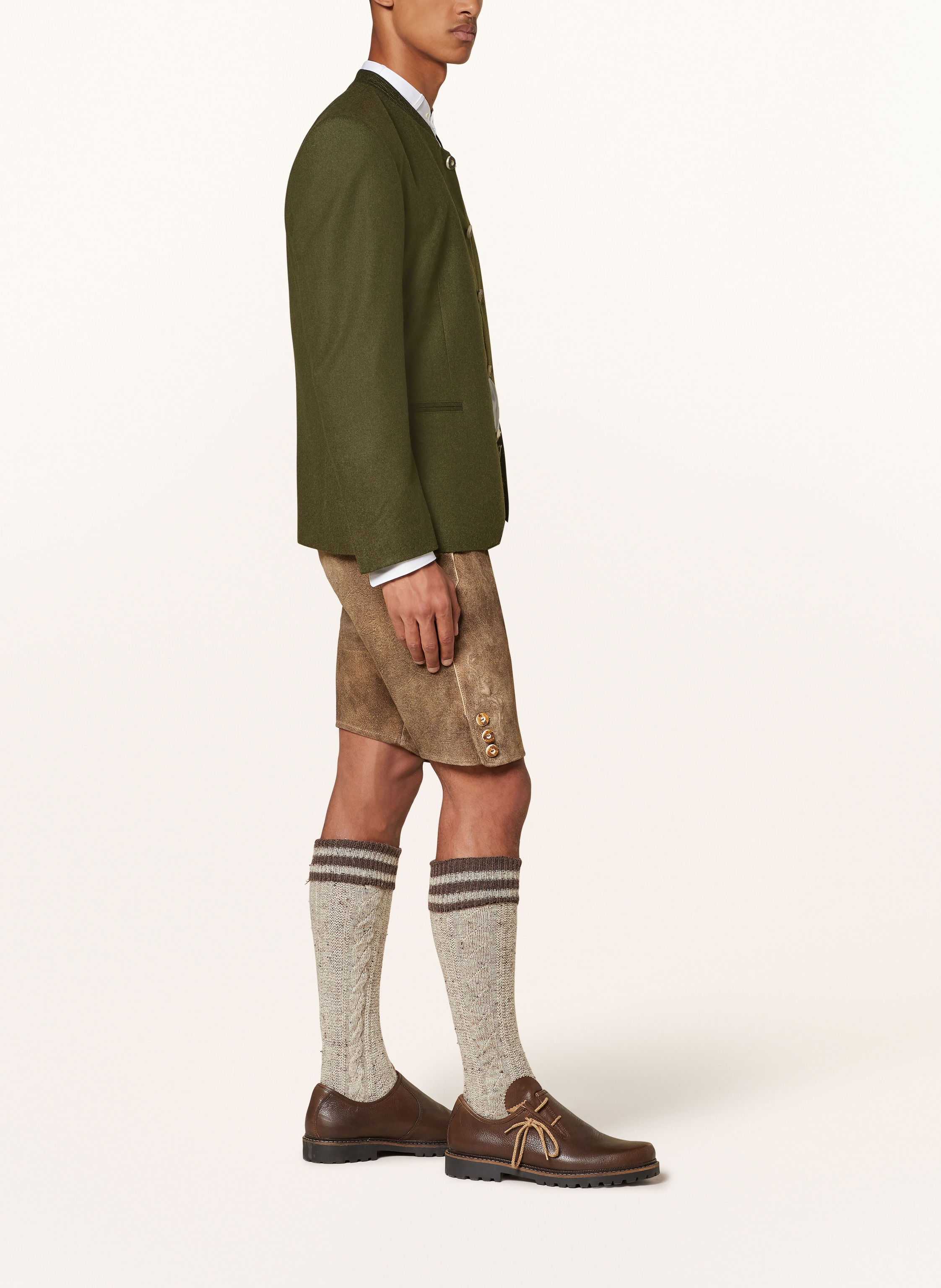 Thumbnail - Spieth & Wensky Trachten-Lederhose Rampoldi braun