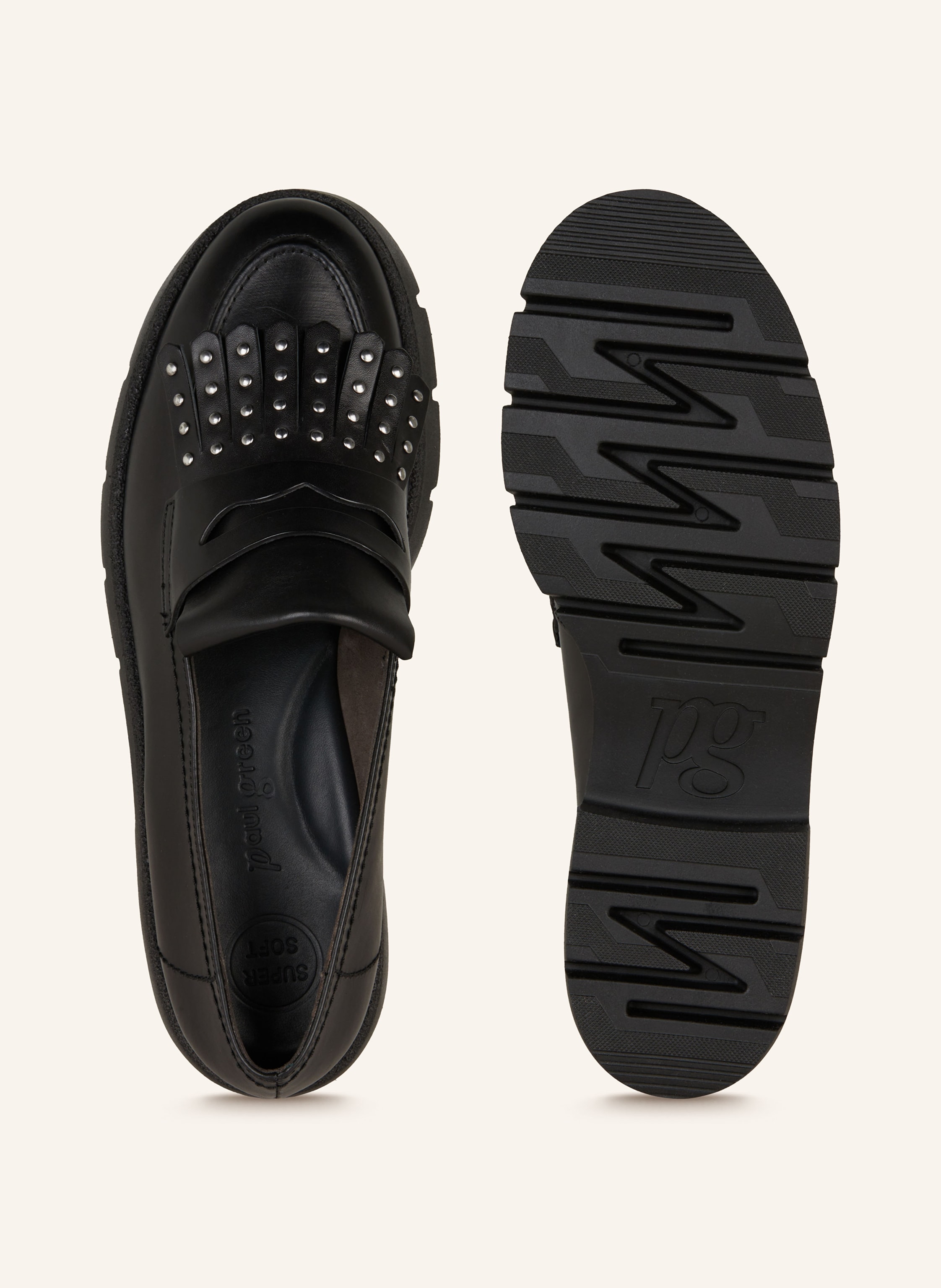 Paul Green Penny-Loafer schwarz – Bild 2