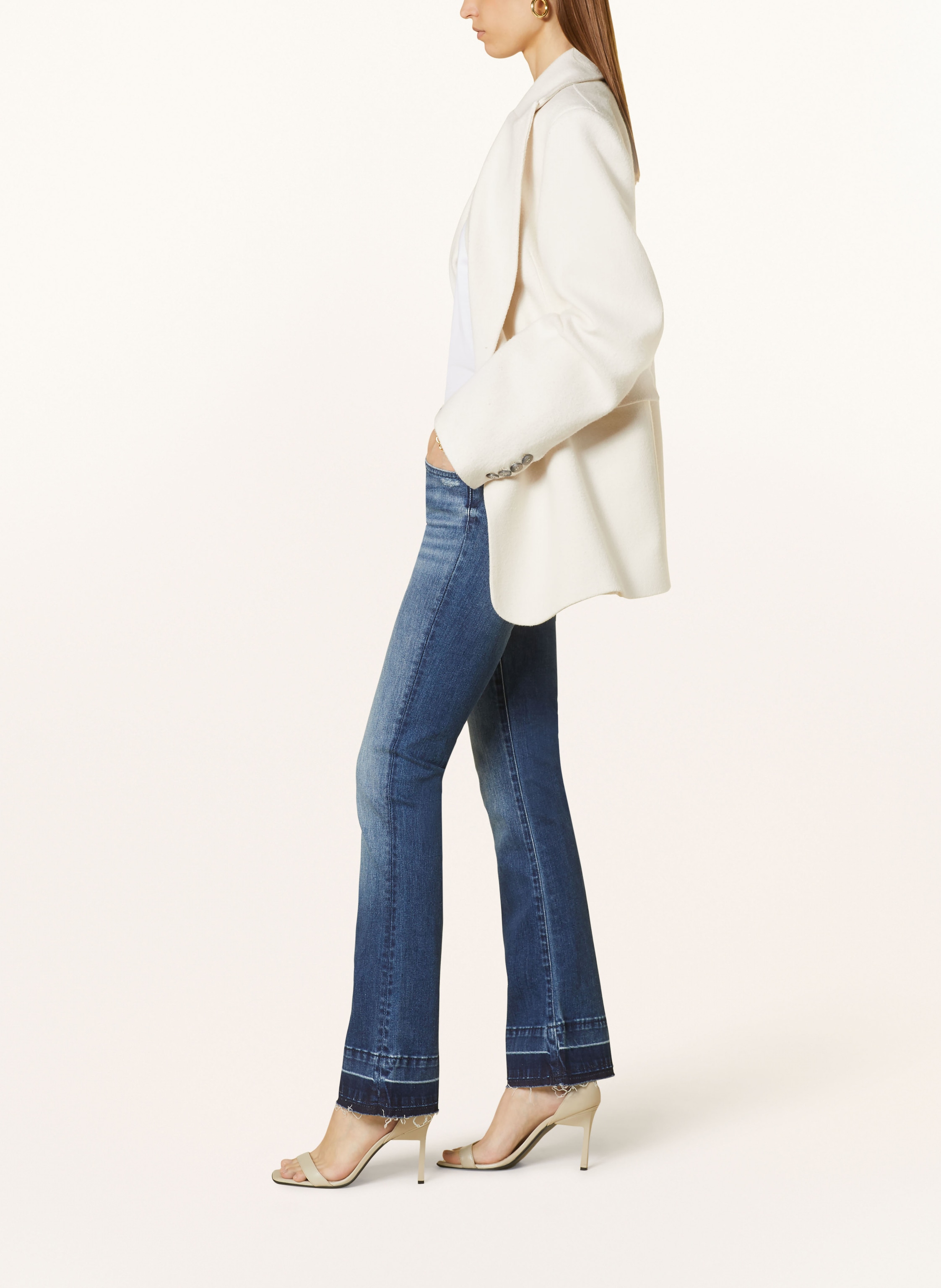 Thumbnail - 7 For All Mankind Bootcut Jeans Bootcut Tailorless River With Block Hem blau