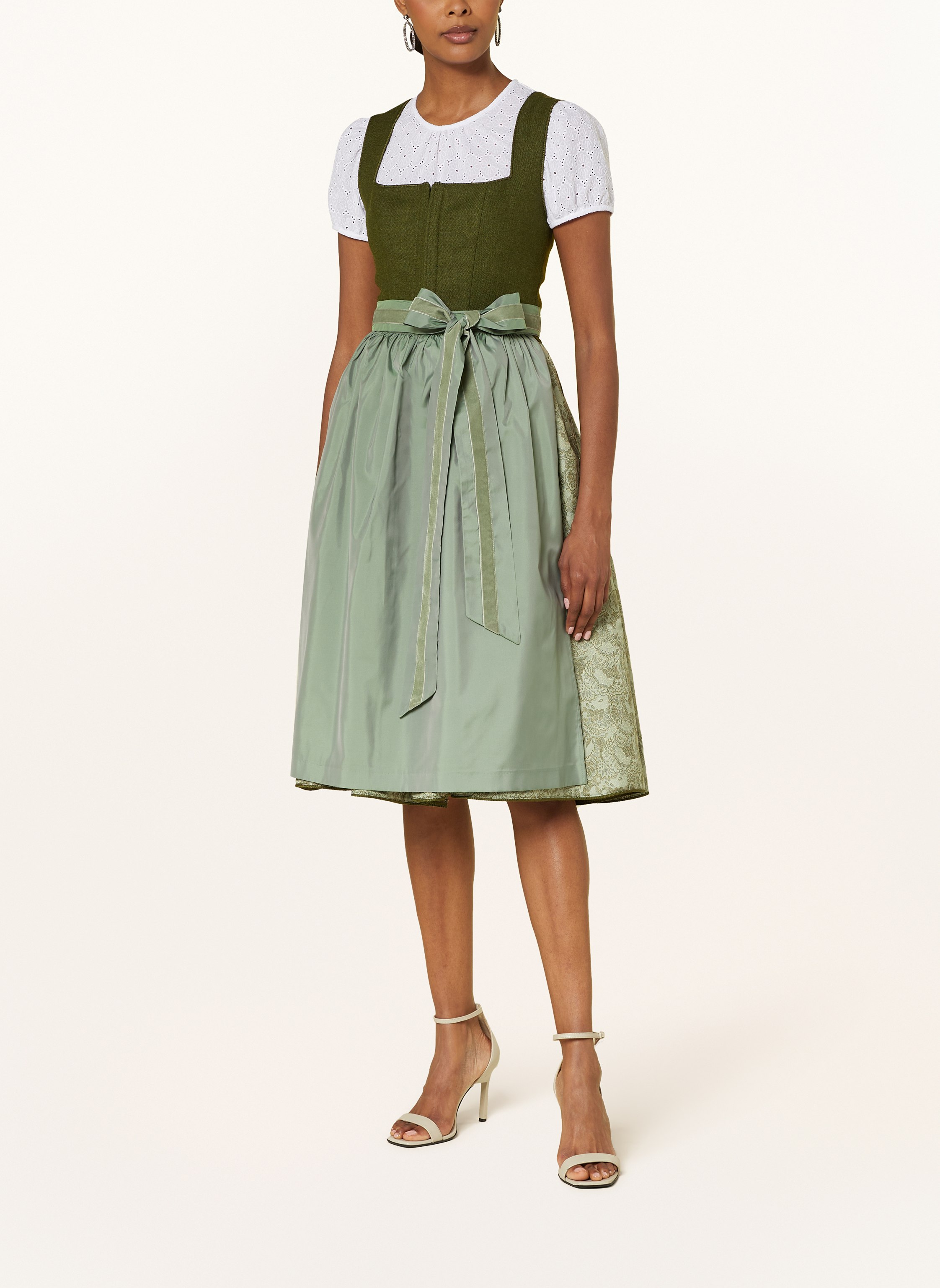 Thumbnail - Waldorff Dirndlbluse Mit Lochspitze weiss