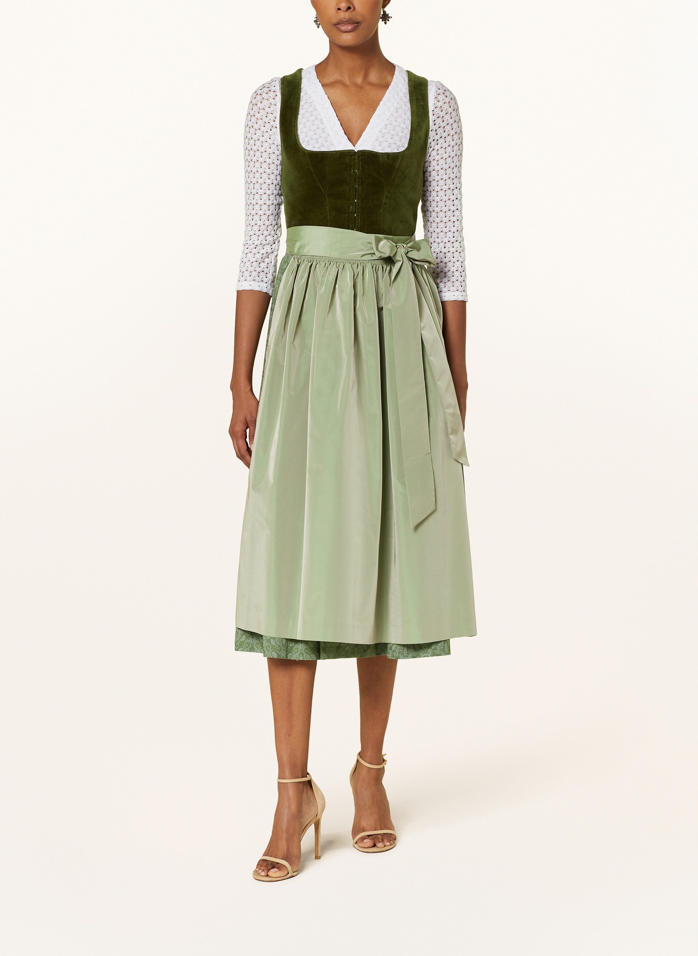 Thumbnail - Waldorff Dirndlbluse Mit 3/4-Arm weiss