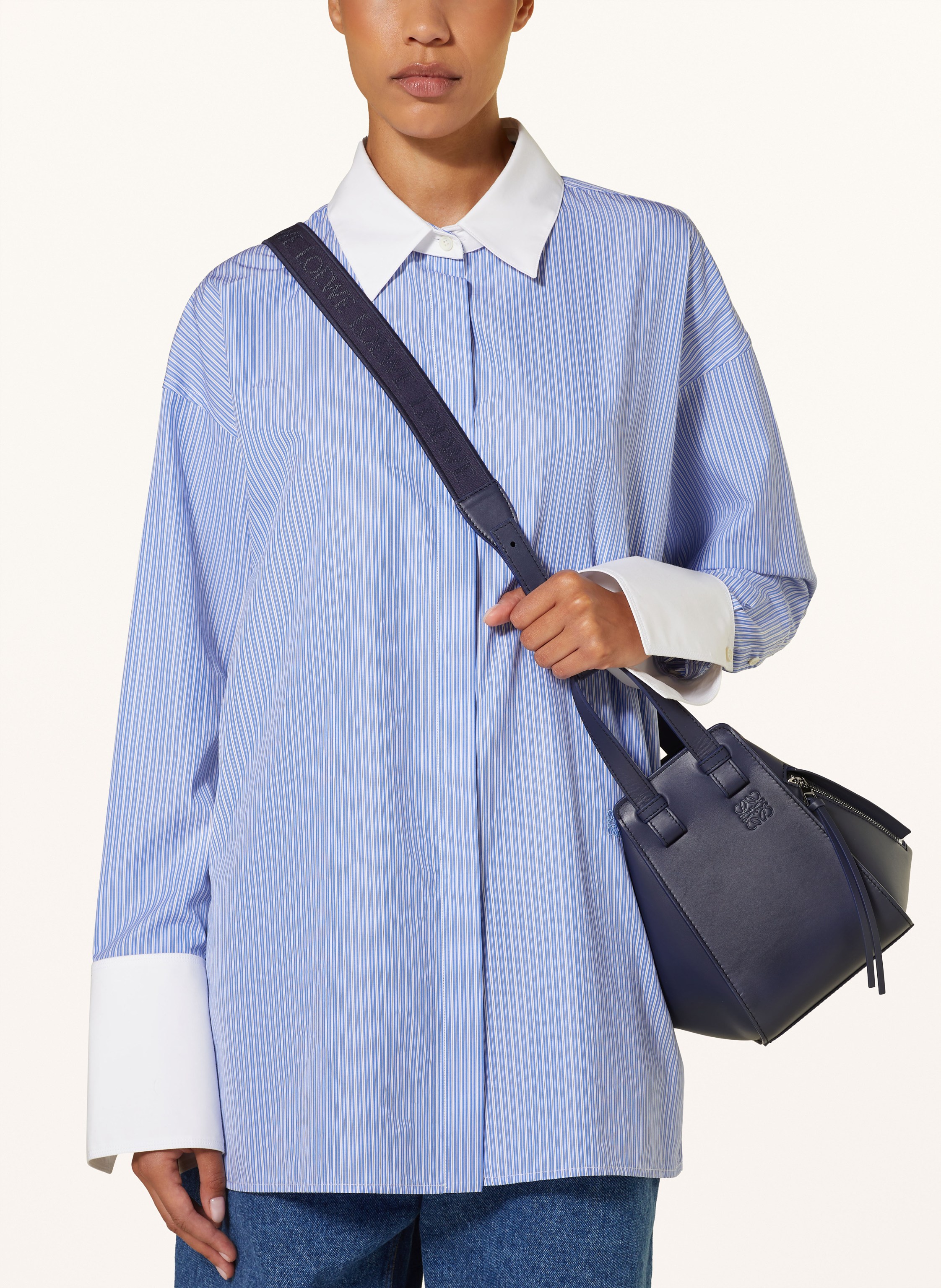 Thumbnail - Loewe Handtasche Hammock blau