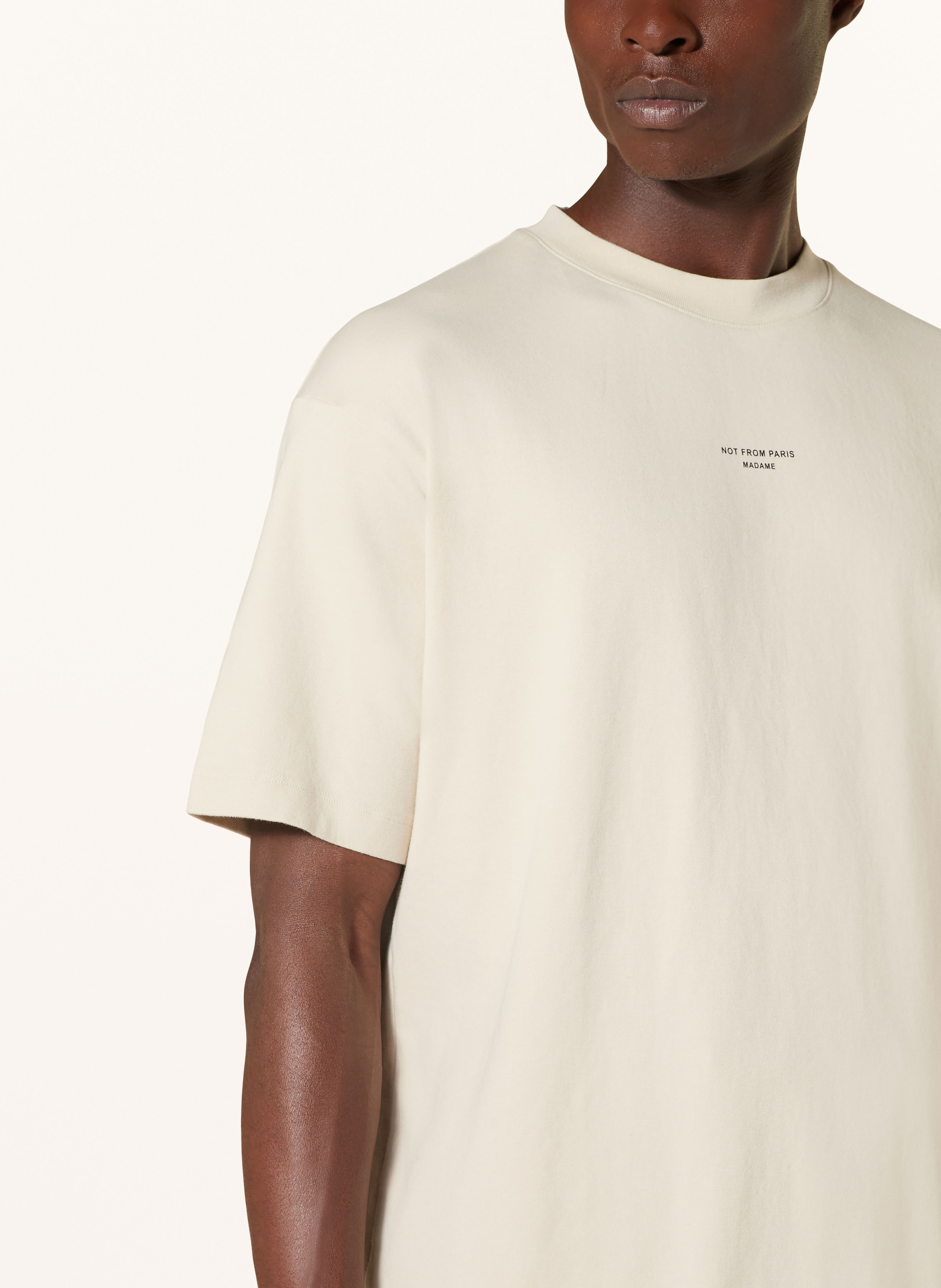 Thumbnail - Drôle De Monsieur T-Shirt beige