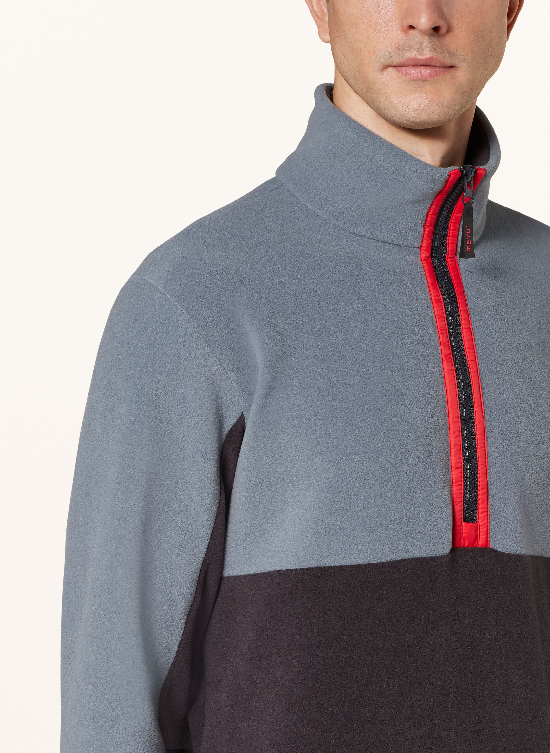 Thumbnail - Me°Ru' Fleece-Troyer Mansfield blau