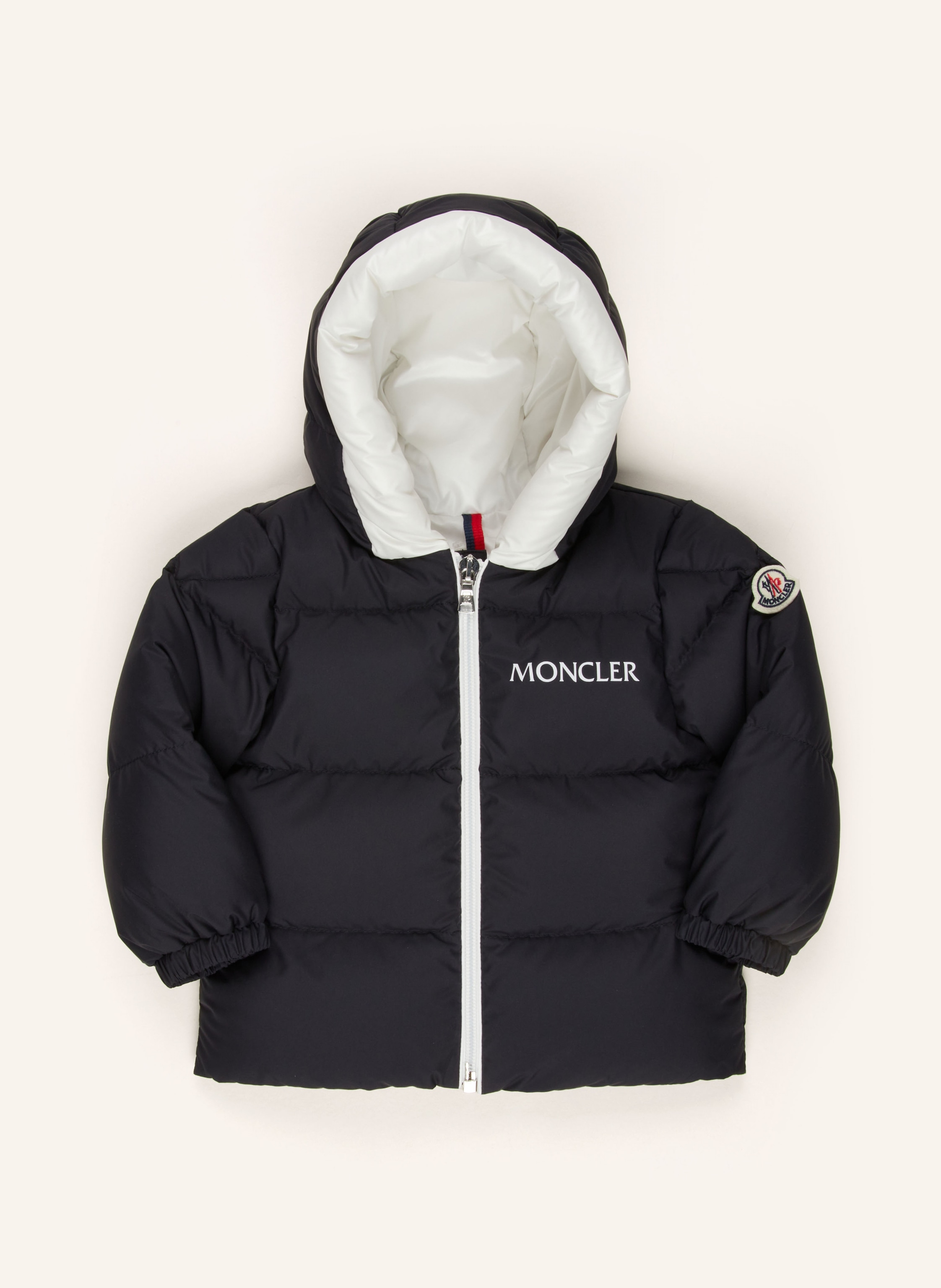 Thumbnail - Moncler Enfant Set: Daunenjacke Und Overall blau