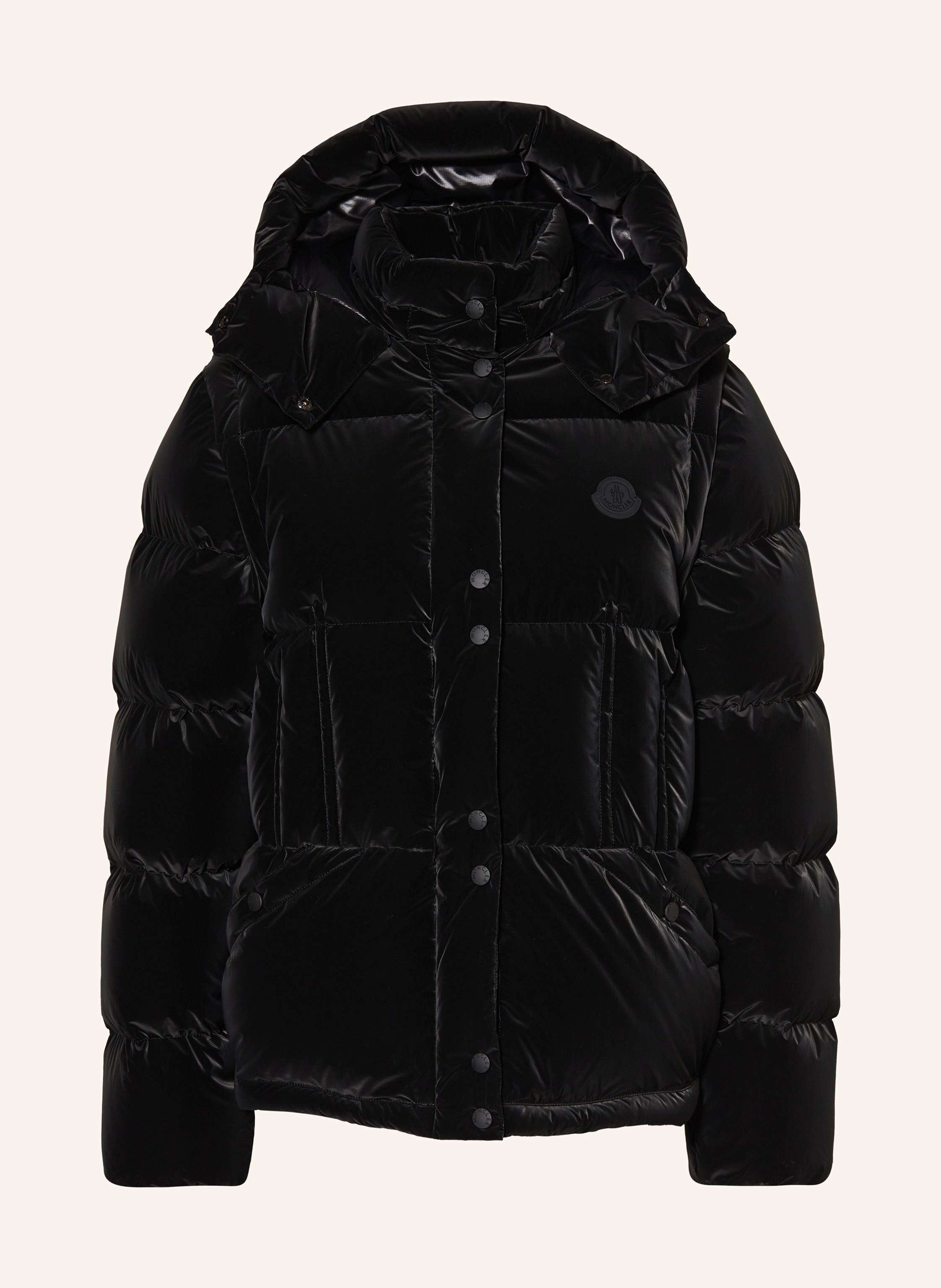 All black moncler jacket on sale