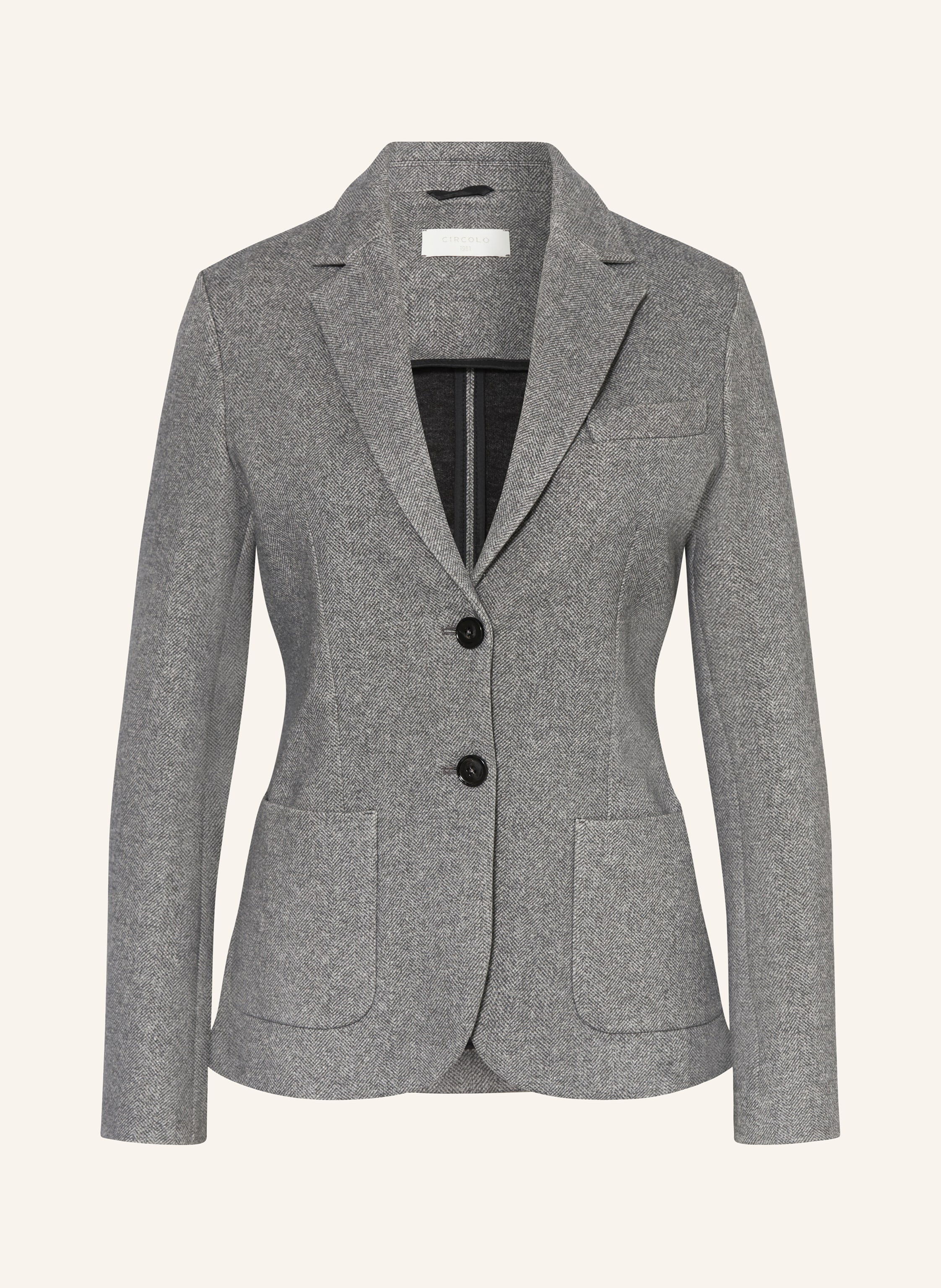 CIRCOLO 1901 Jersey blazer in gray