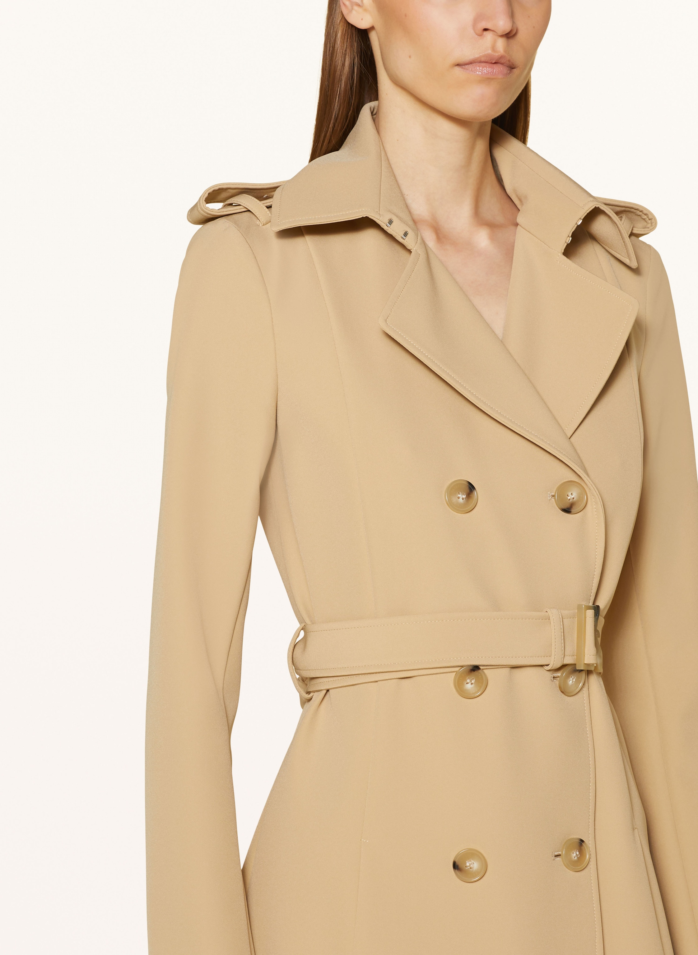 Thumbnail - Patrizia Pepe Trenchcoat beige
