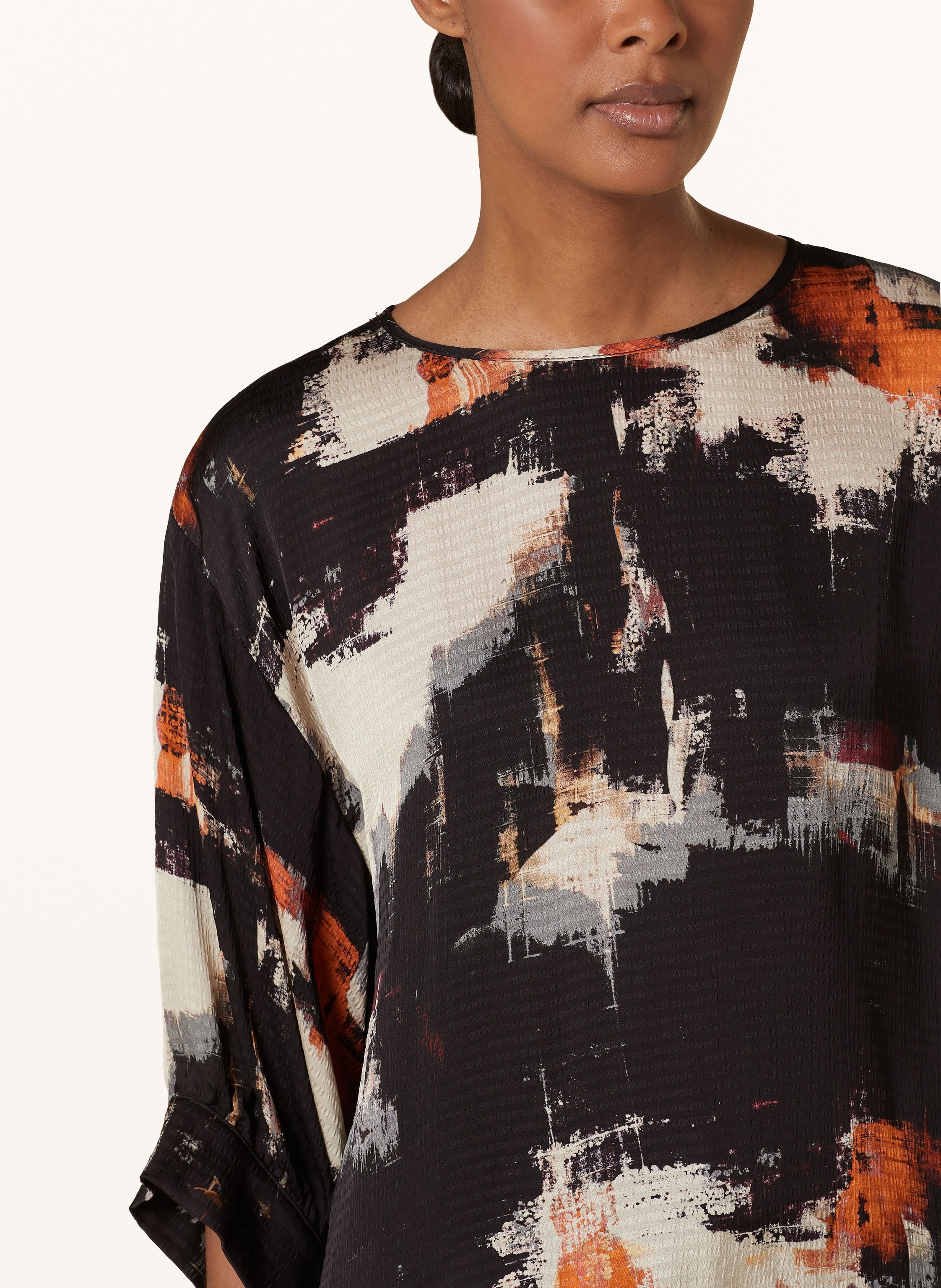 Thumbnail - Summum Woman Blusenshirt Mit 3/4-Arm schwarz