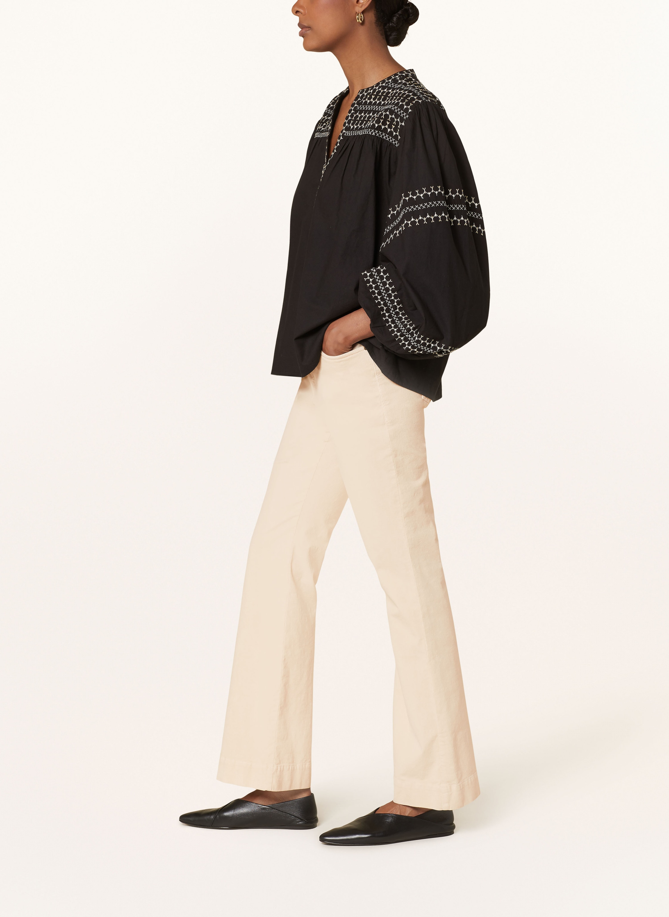 Thumbnail - Summum Woman Cordhose beige