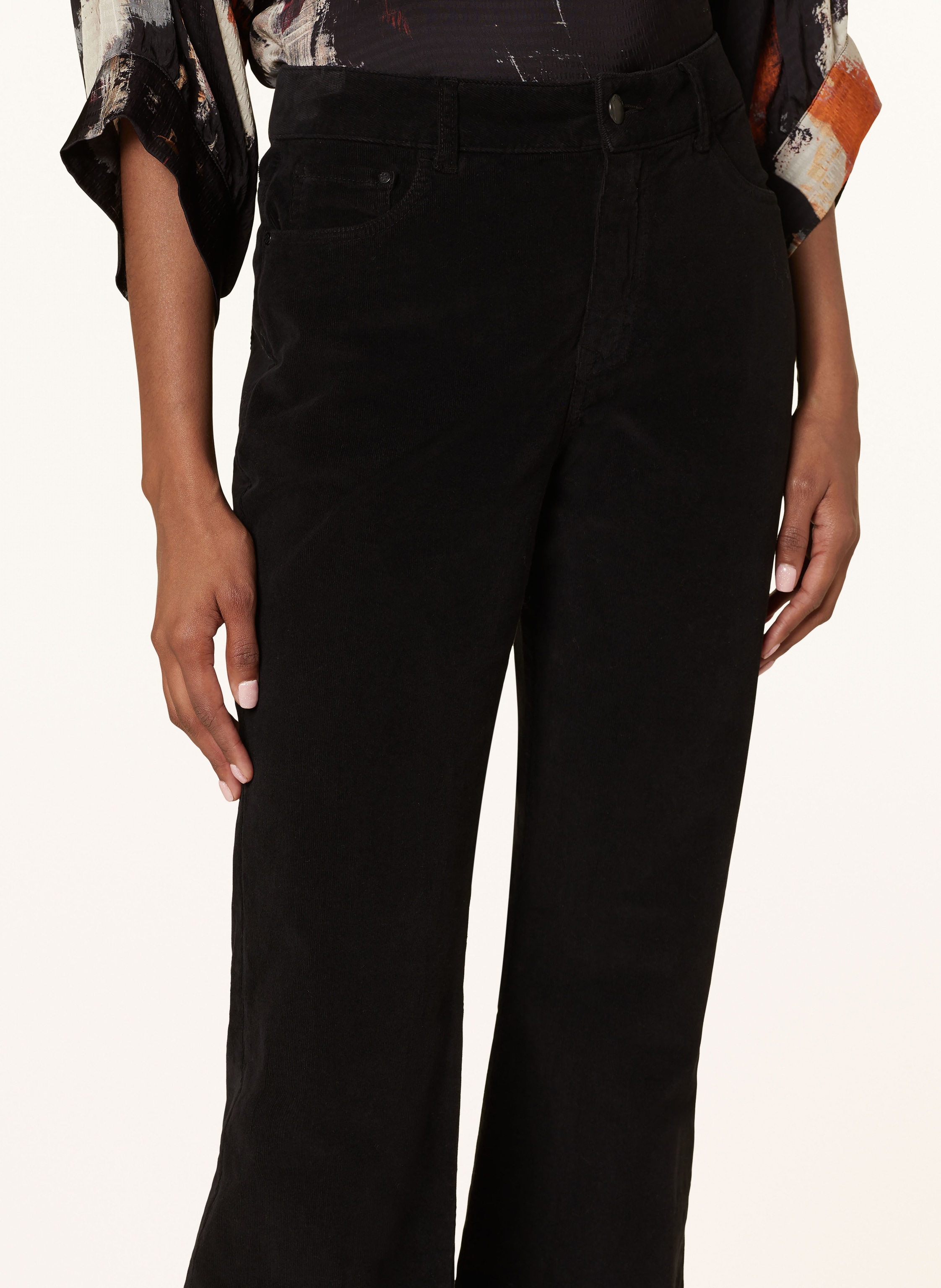 Thumbnail - Summum Woman Cordhose schwarz