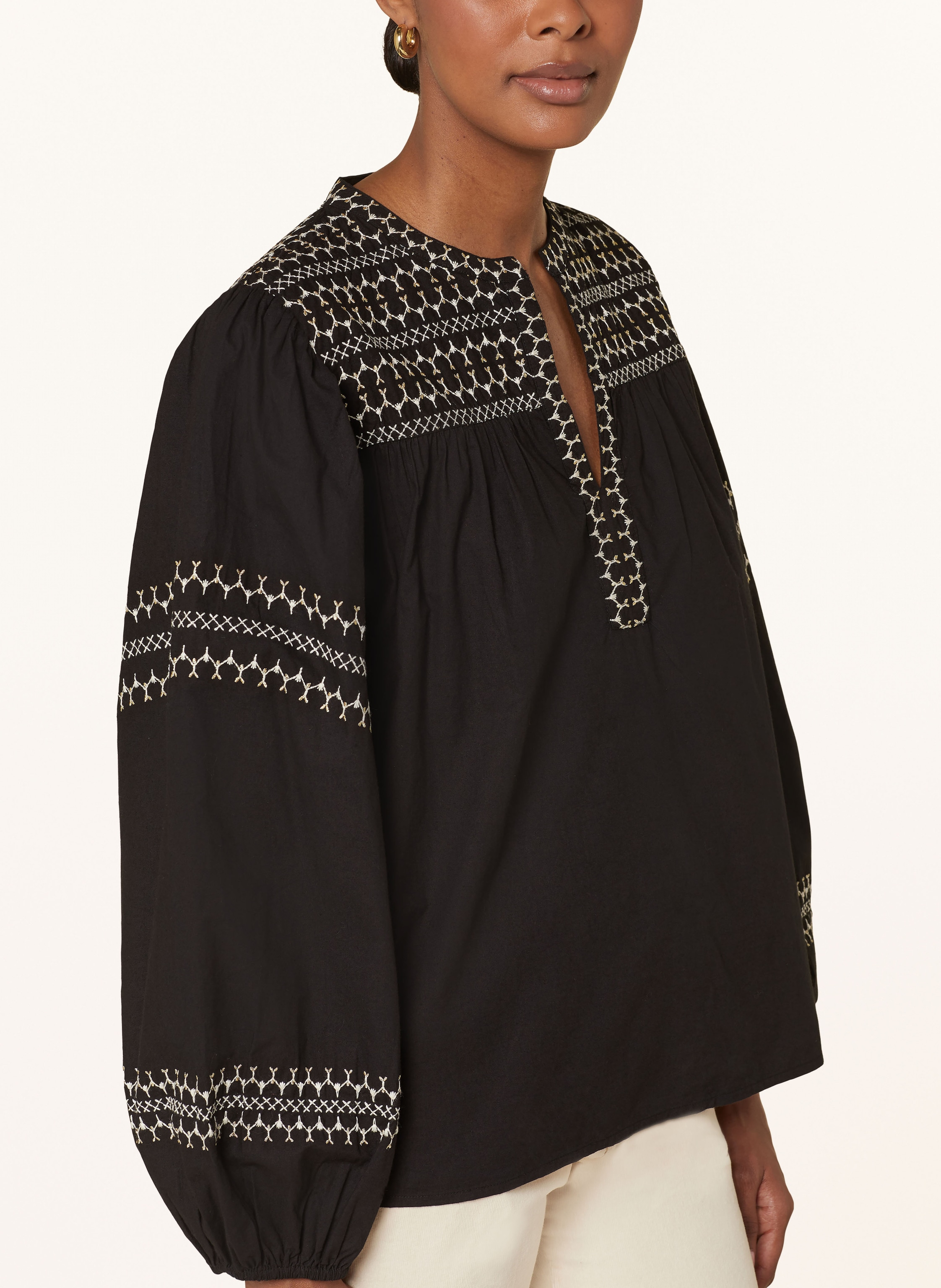 Thumbnail - Summum Woman Blusenshirt schwarz