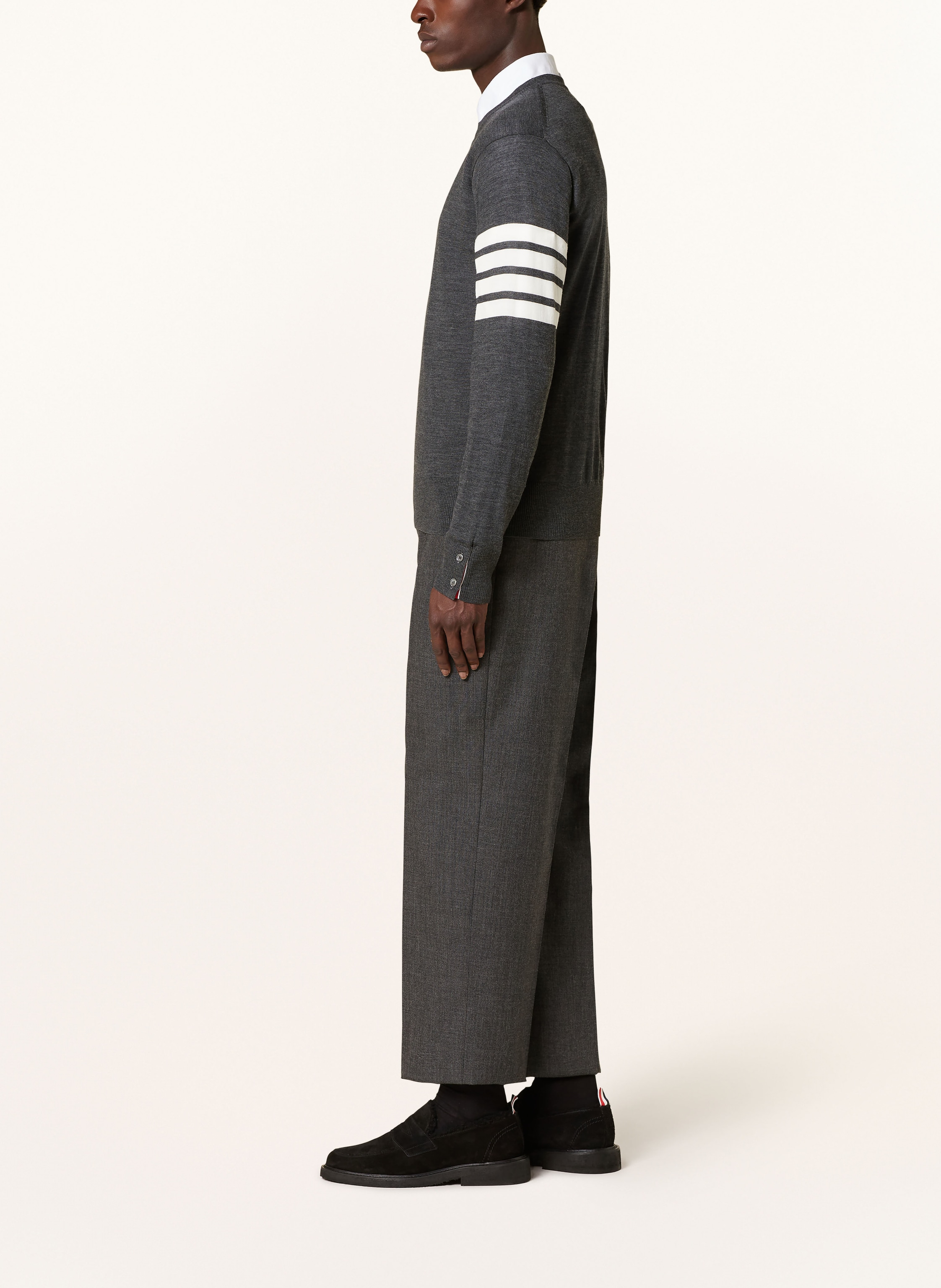 Thumbnail - Thom Browne. Hose Regular Fit grau