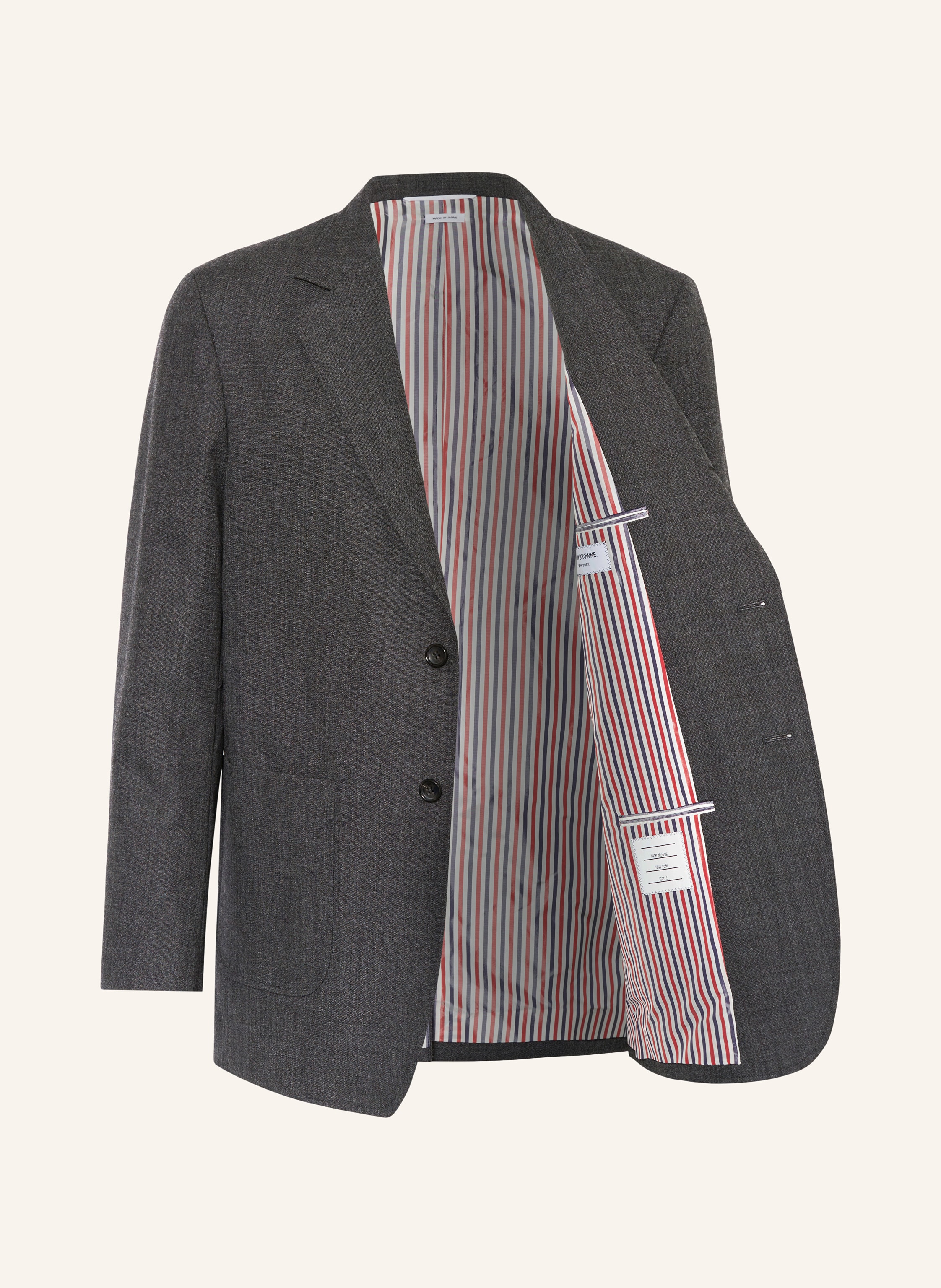 Thumbnail - Thom Browne. Sakko Regular Fit grau