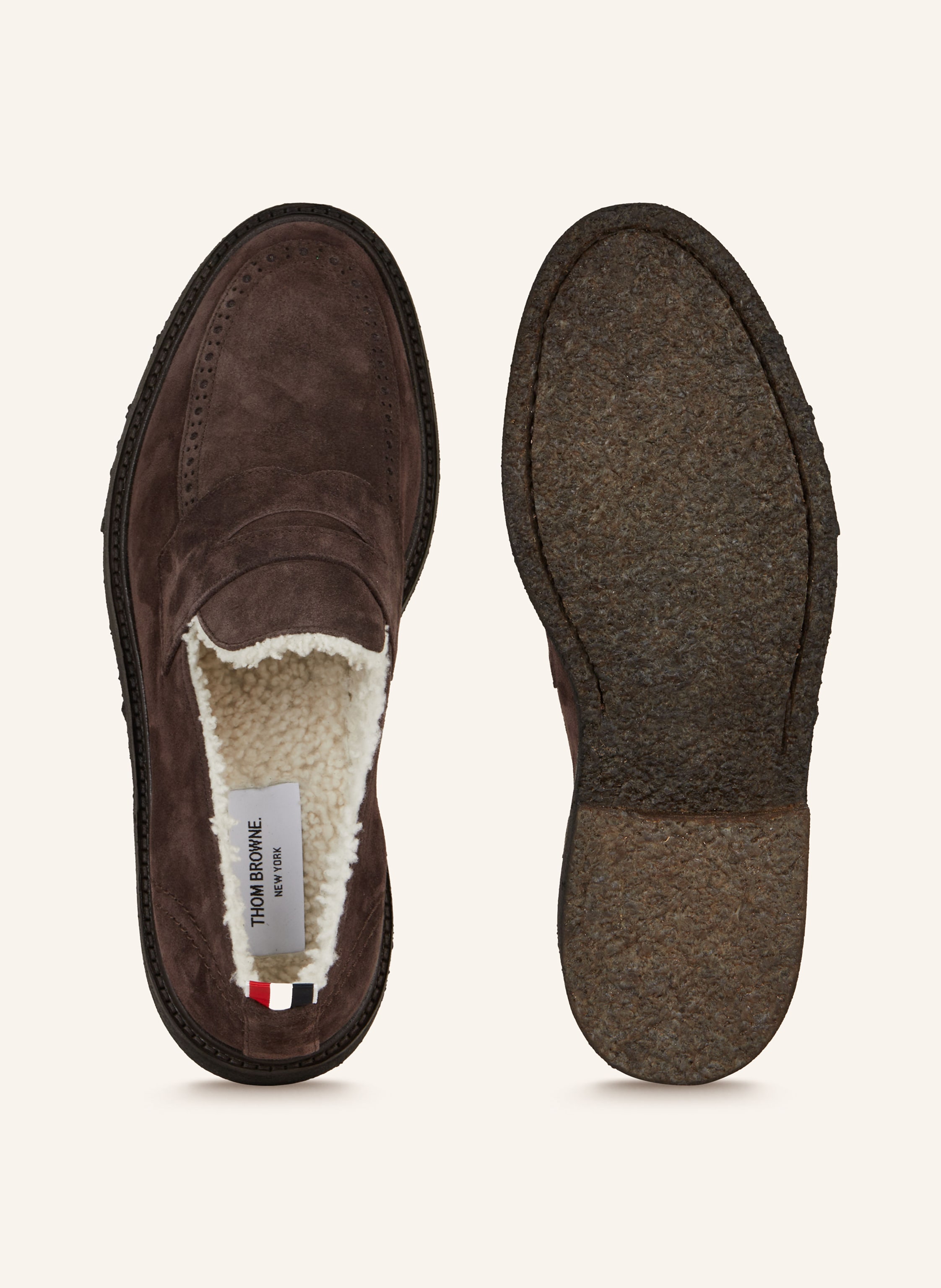 Thumbnail - Thom Browne. Penny-Loafer braun