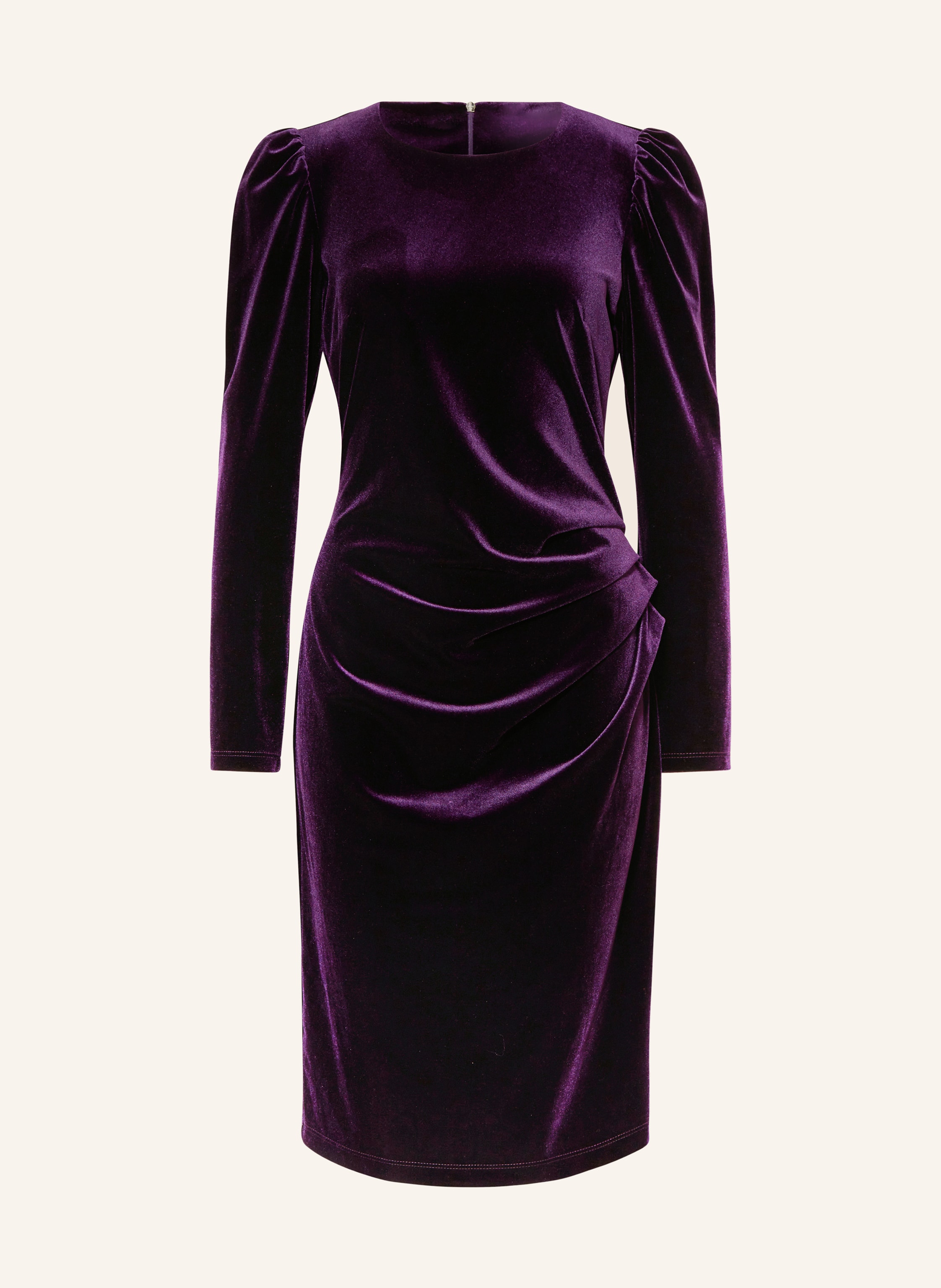 Calvin klein purple velvet dress shop
