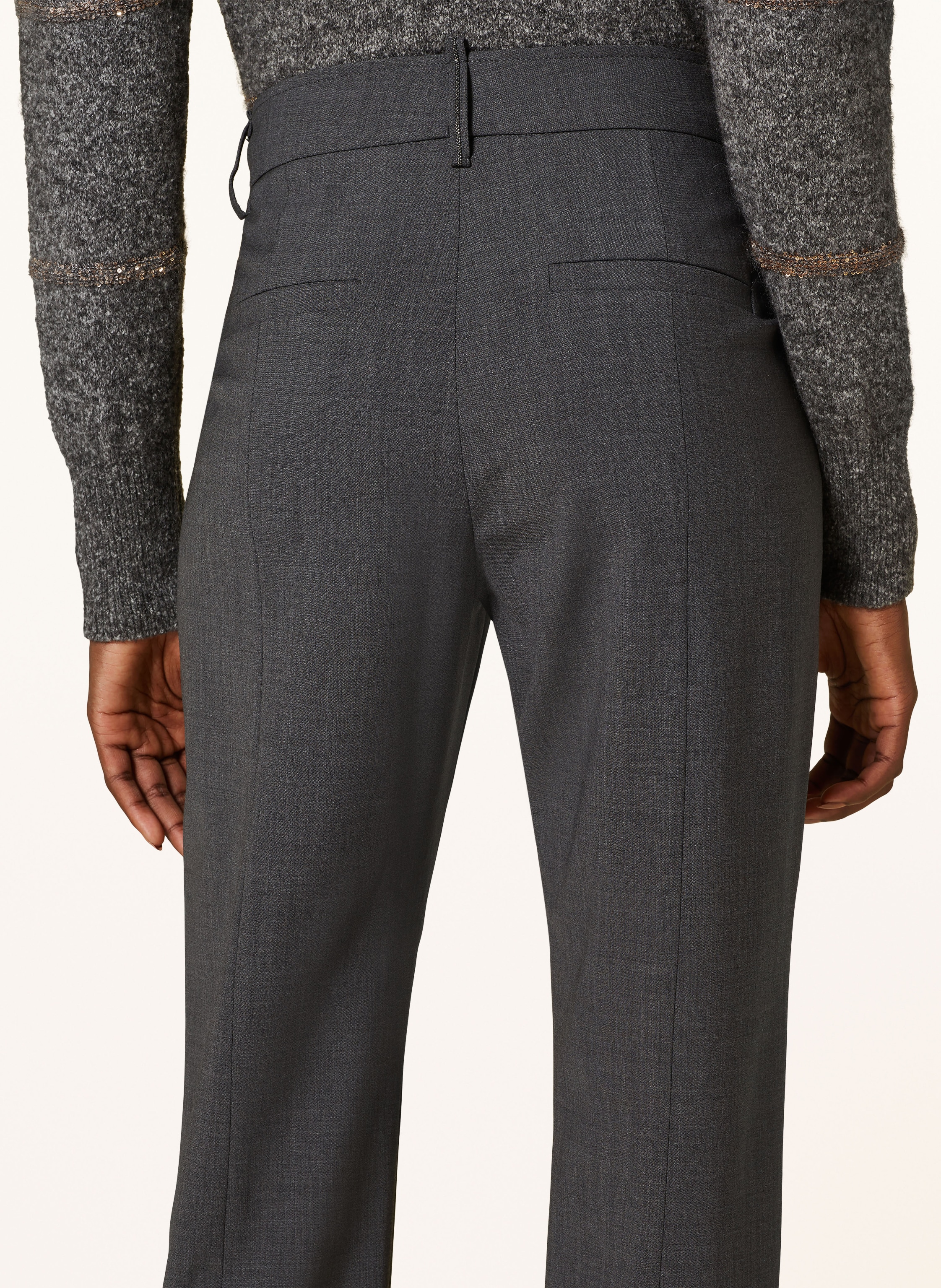 Brunello Cucinelli Hose grau – Bild 2