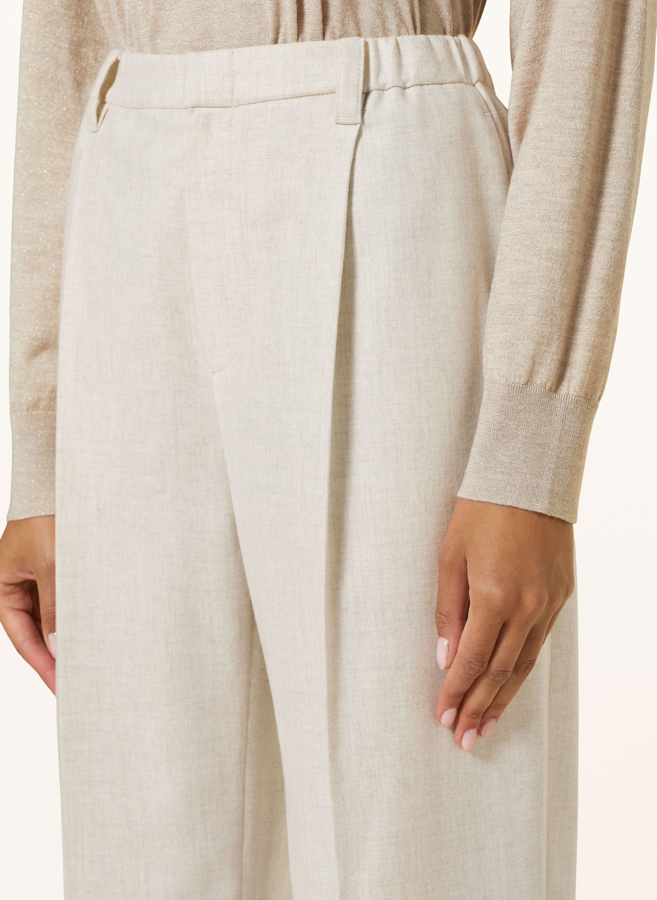 Thumbnail - Brunello Cucinelli Hose beige