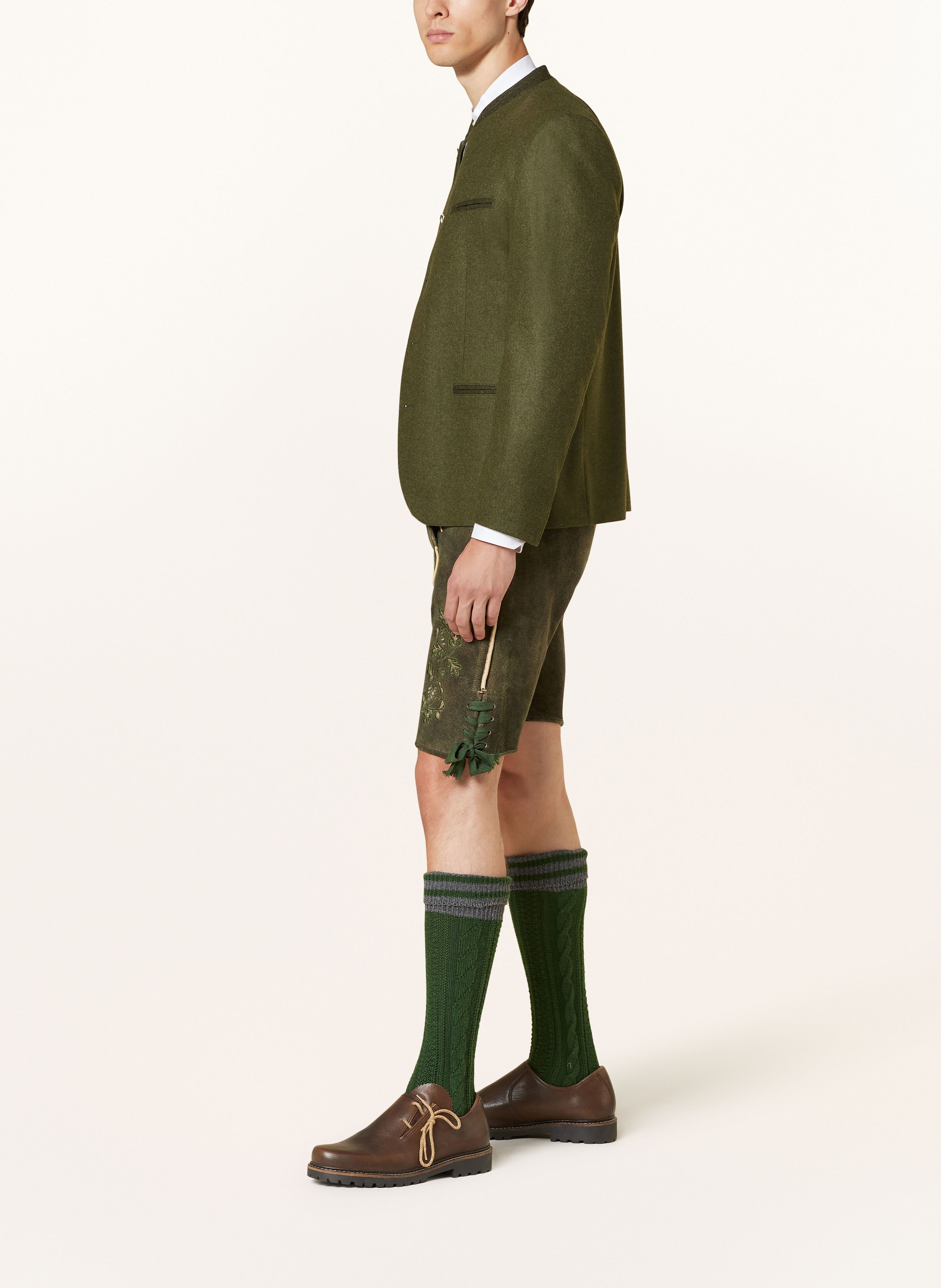 Thumbnail - Hirscher Trachten-Lederhose Bamberg braun