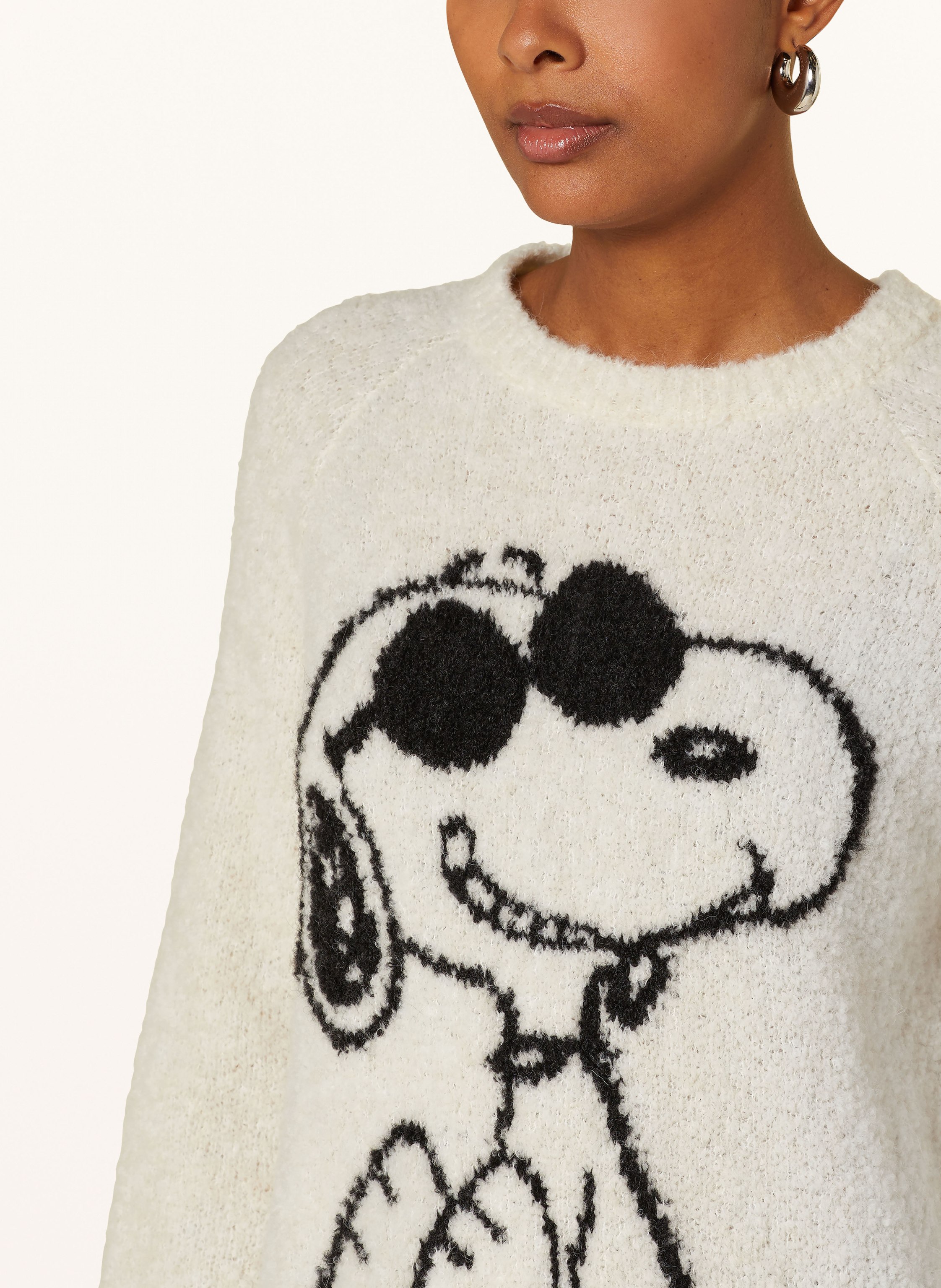Thumbnail - Frogbox Pullover Mit Alpaka weiss