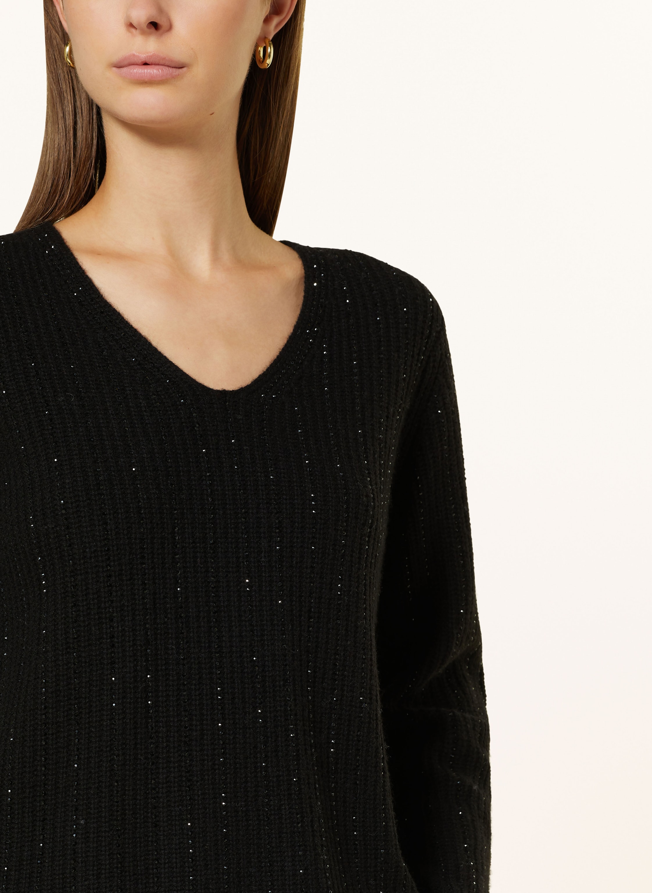 Thumbnail - Princess Goes Hollywood Pullover Mit Cashmere Und Schmucksteinen schwarz