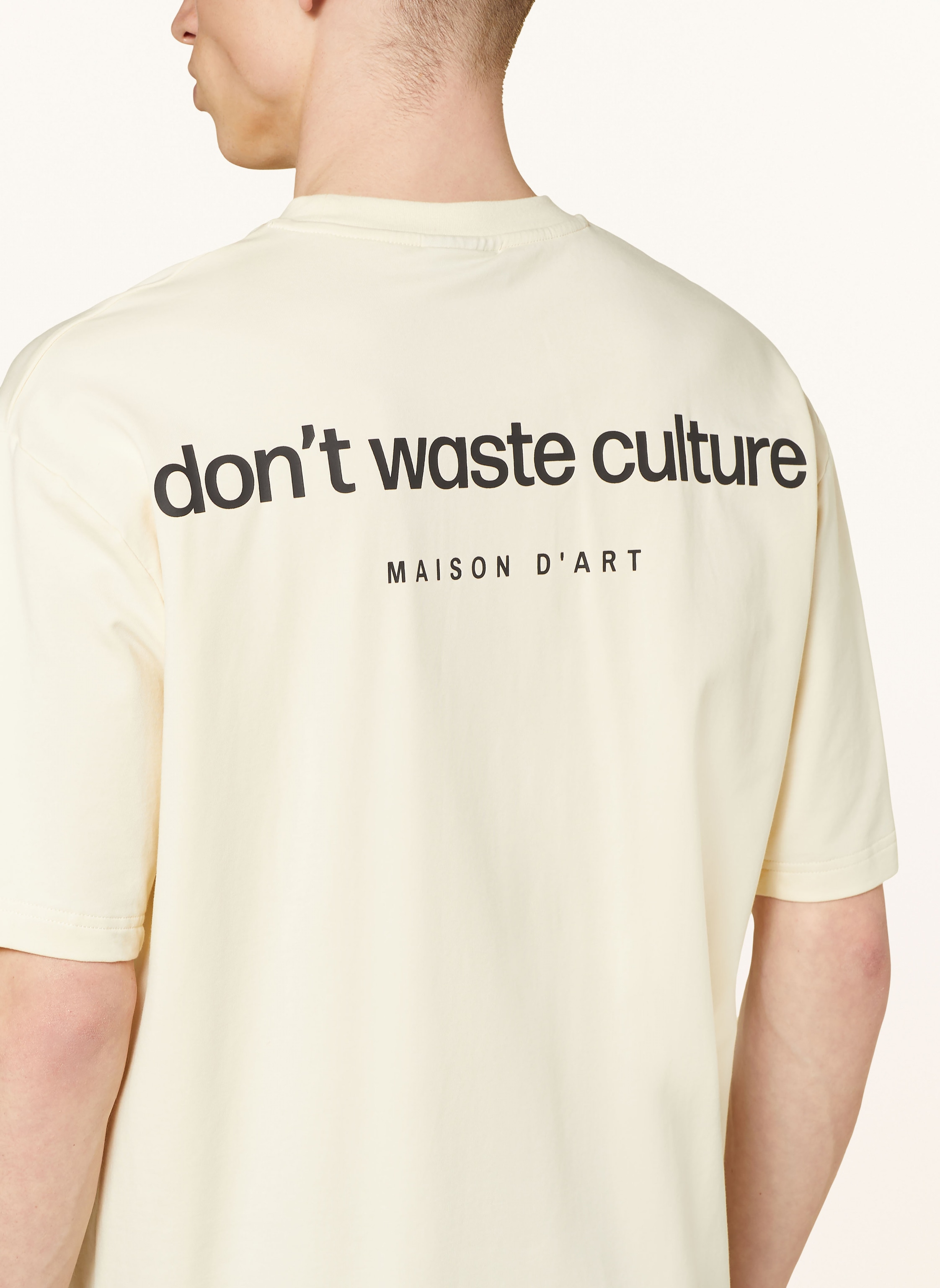 Thumbnail - Don't Waste Culture Oversized-Shirt Javier beige