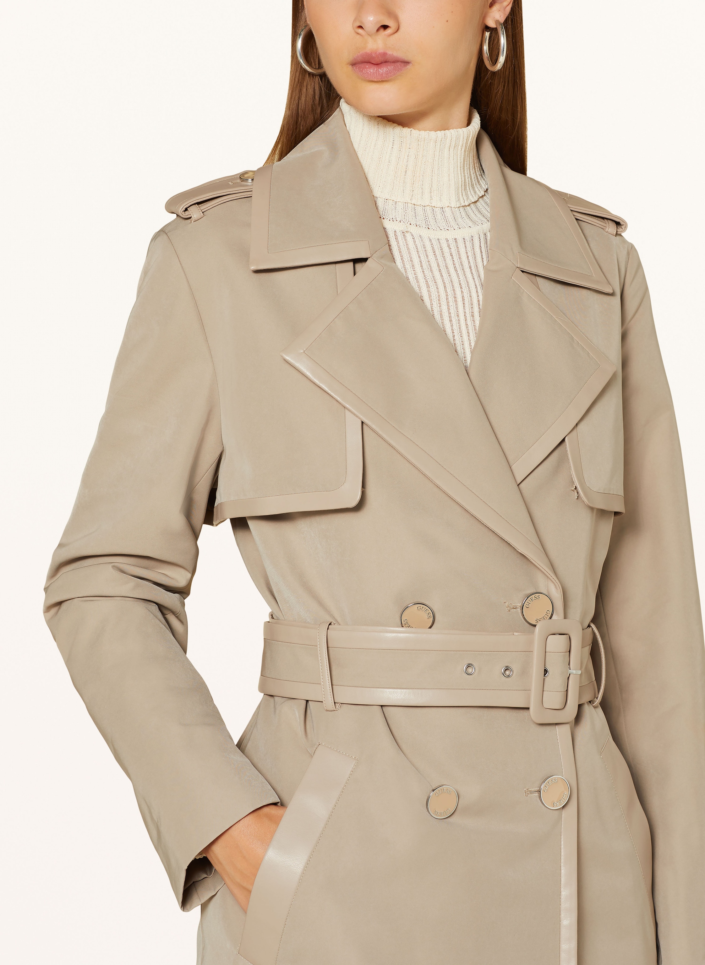 Thumbnail - Guess Trenchcoat Jenny beige