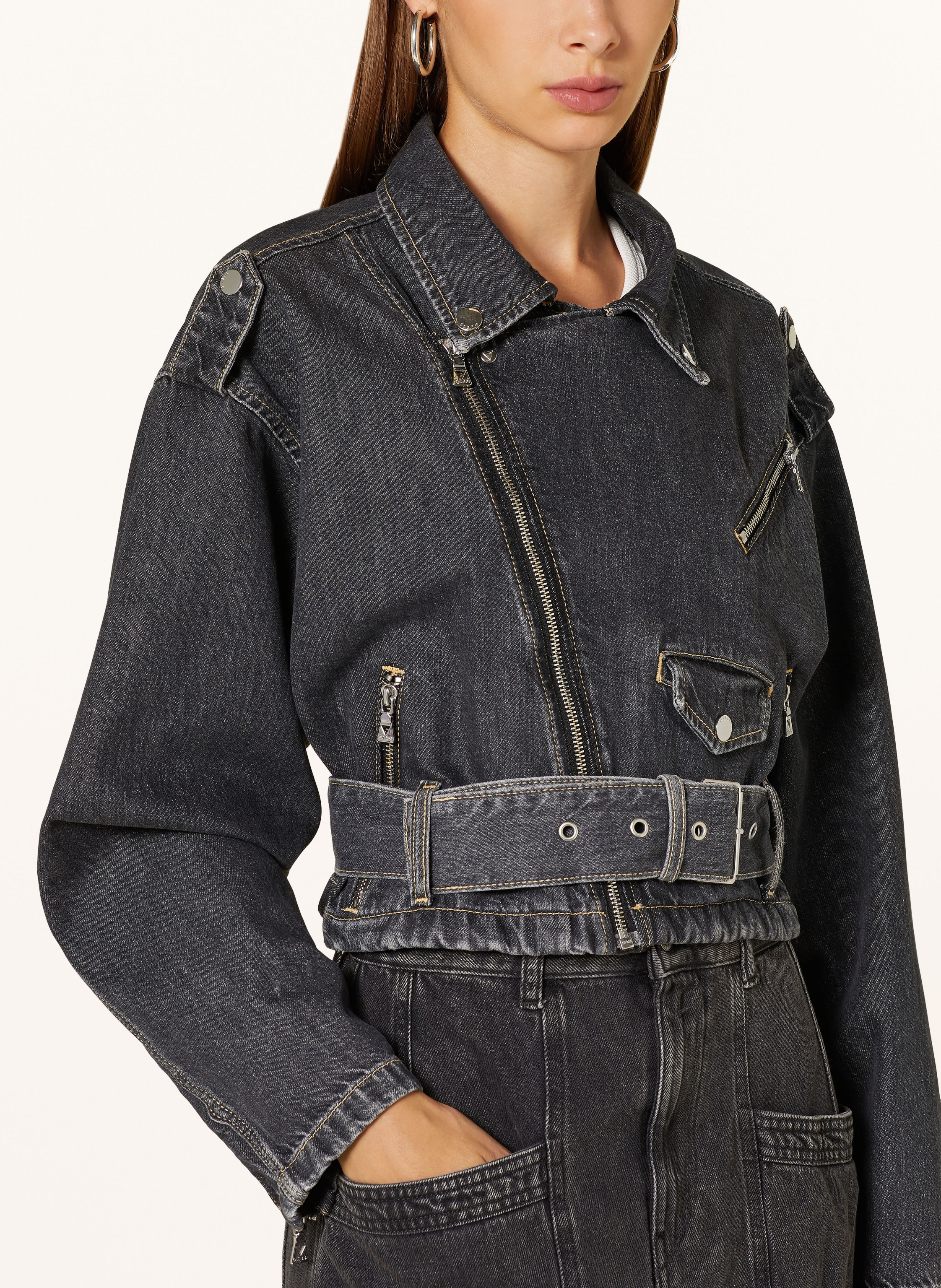 Thumbnail - Guess Jeansjacke Sandy schwarz