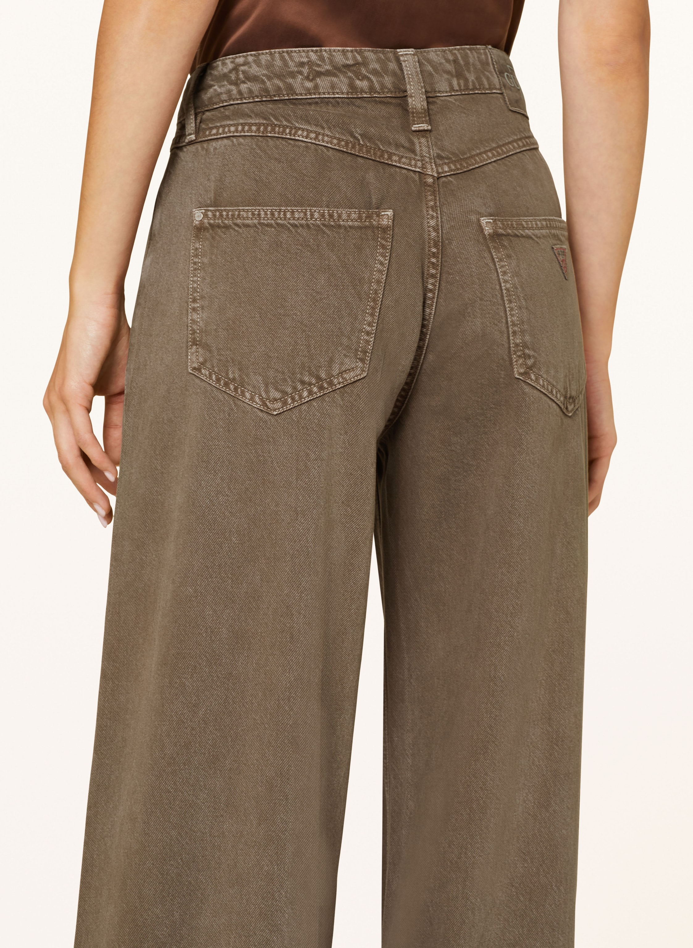 Thumbnail - Guess Flared Jeans Bellflower beige