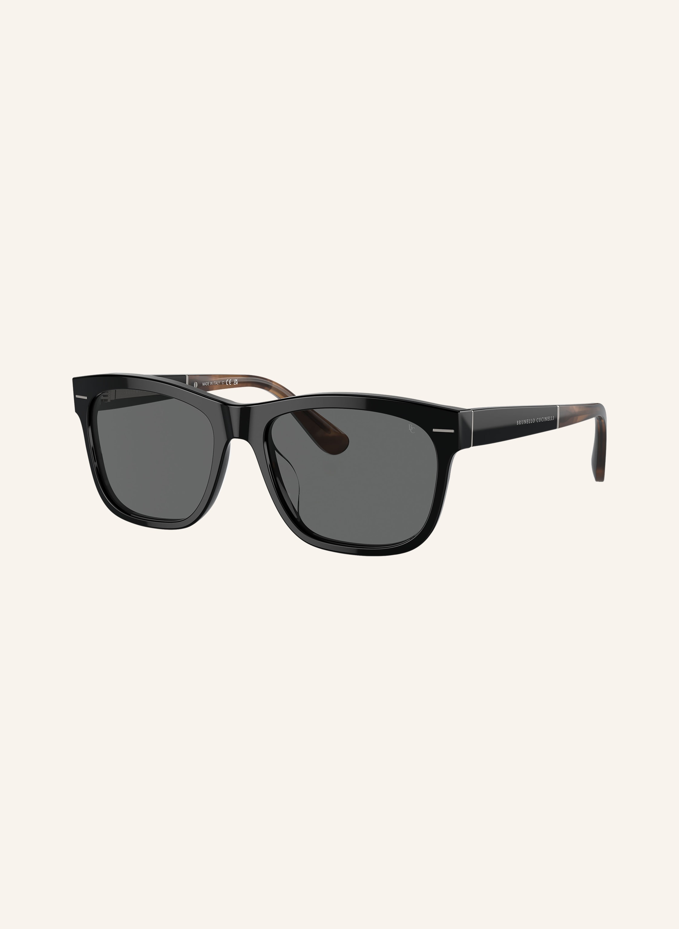 Brunello Cucinelli Brunello Cucinelli Sonnenbrille bc4003s schwarz in 1003B1 - SCHWARZ/ DUNKELGRAU