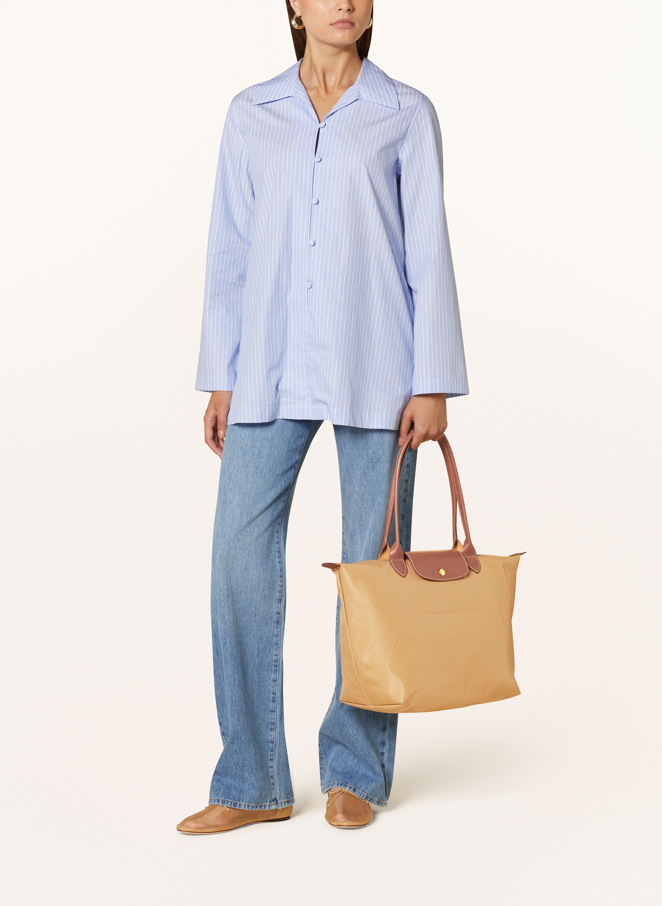Thumbnail - Longchamp Shopper Le Pliage L gelb