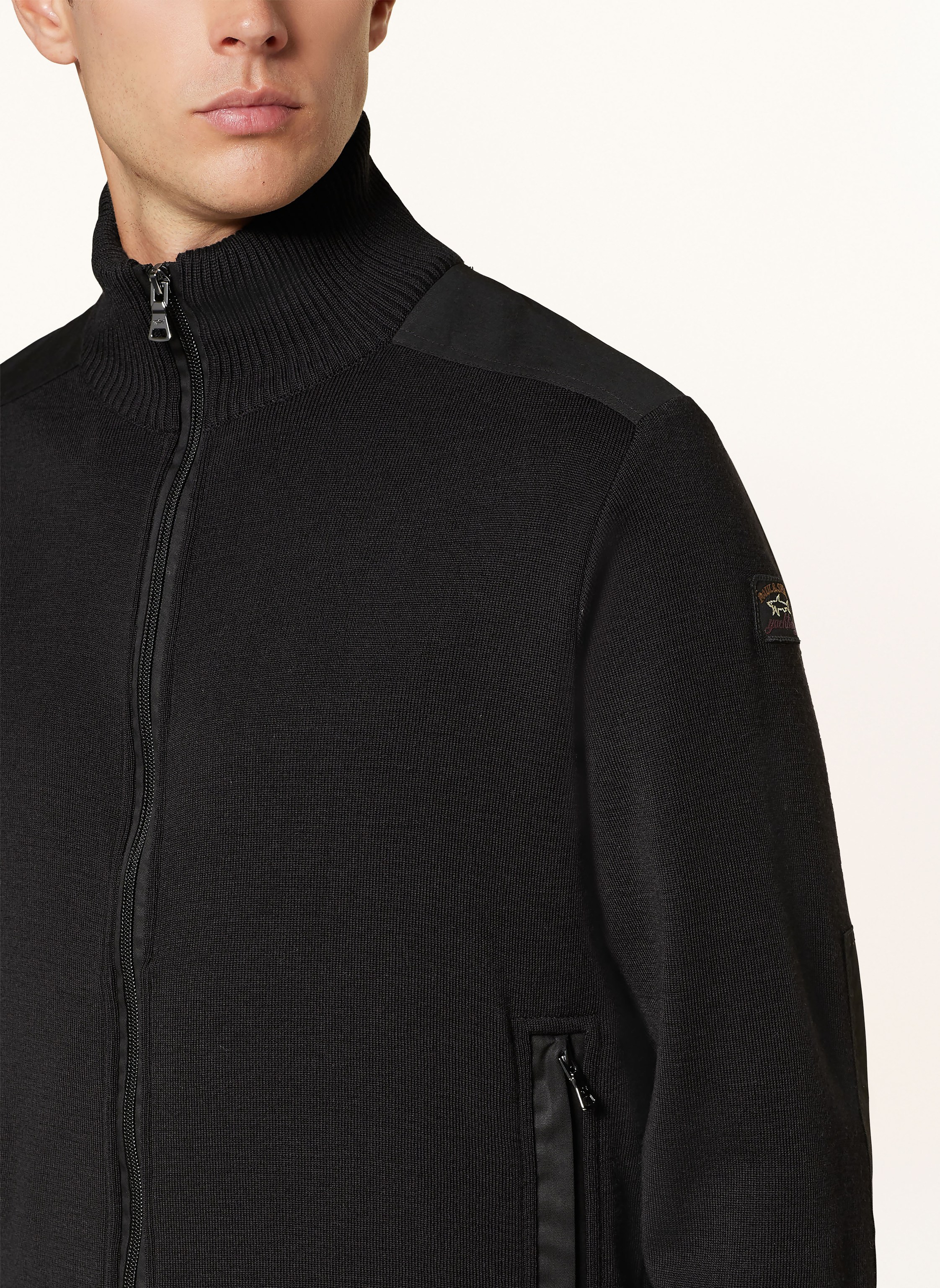 Thumbnail - Paul & Shark Strickjacke schwarz