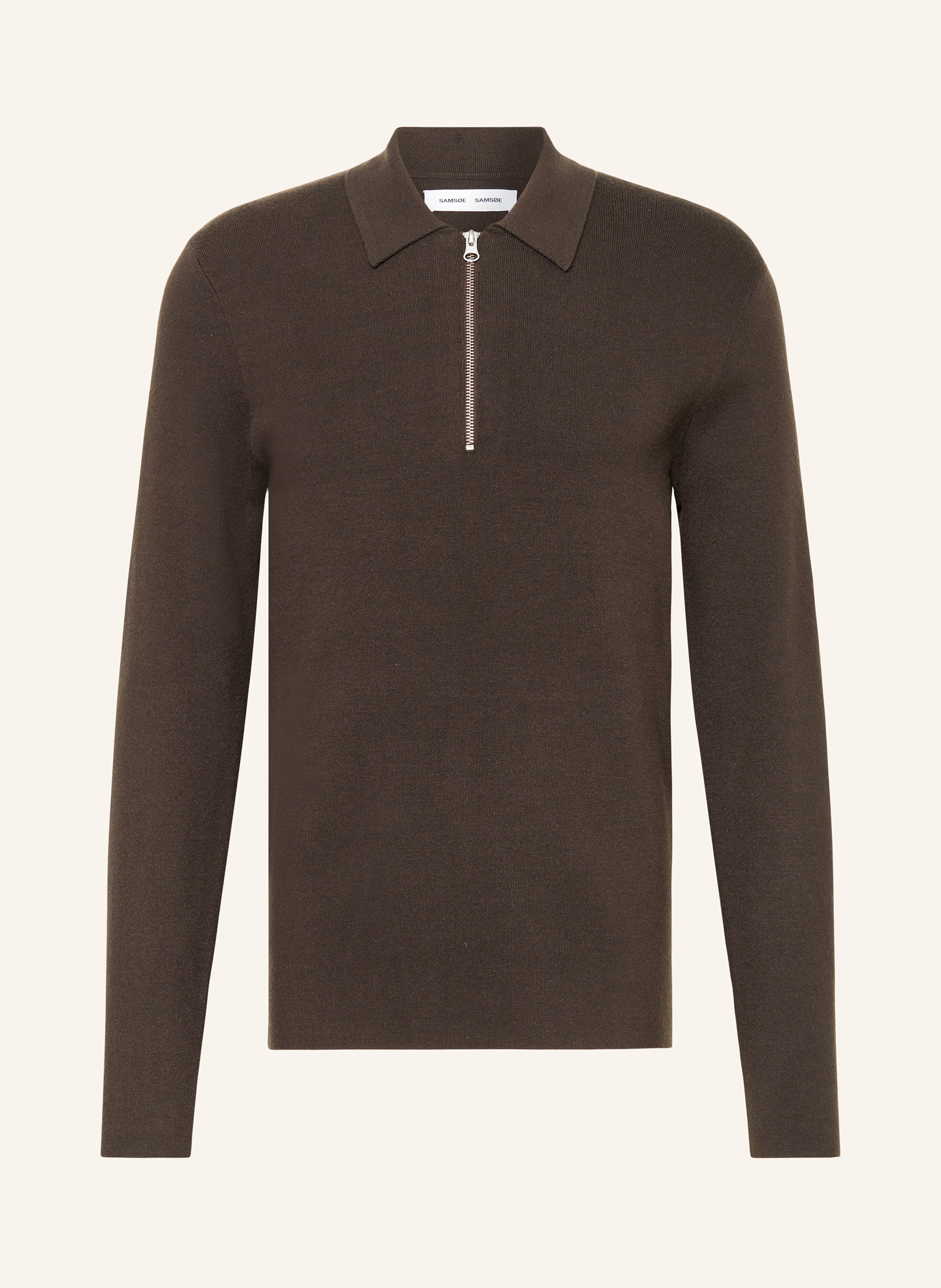 SAMSØE SAMSØE Strick-Poloshirt GUNA