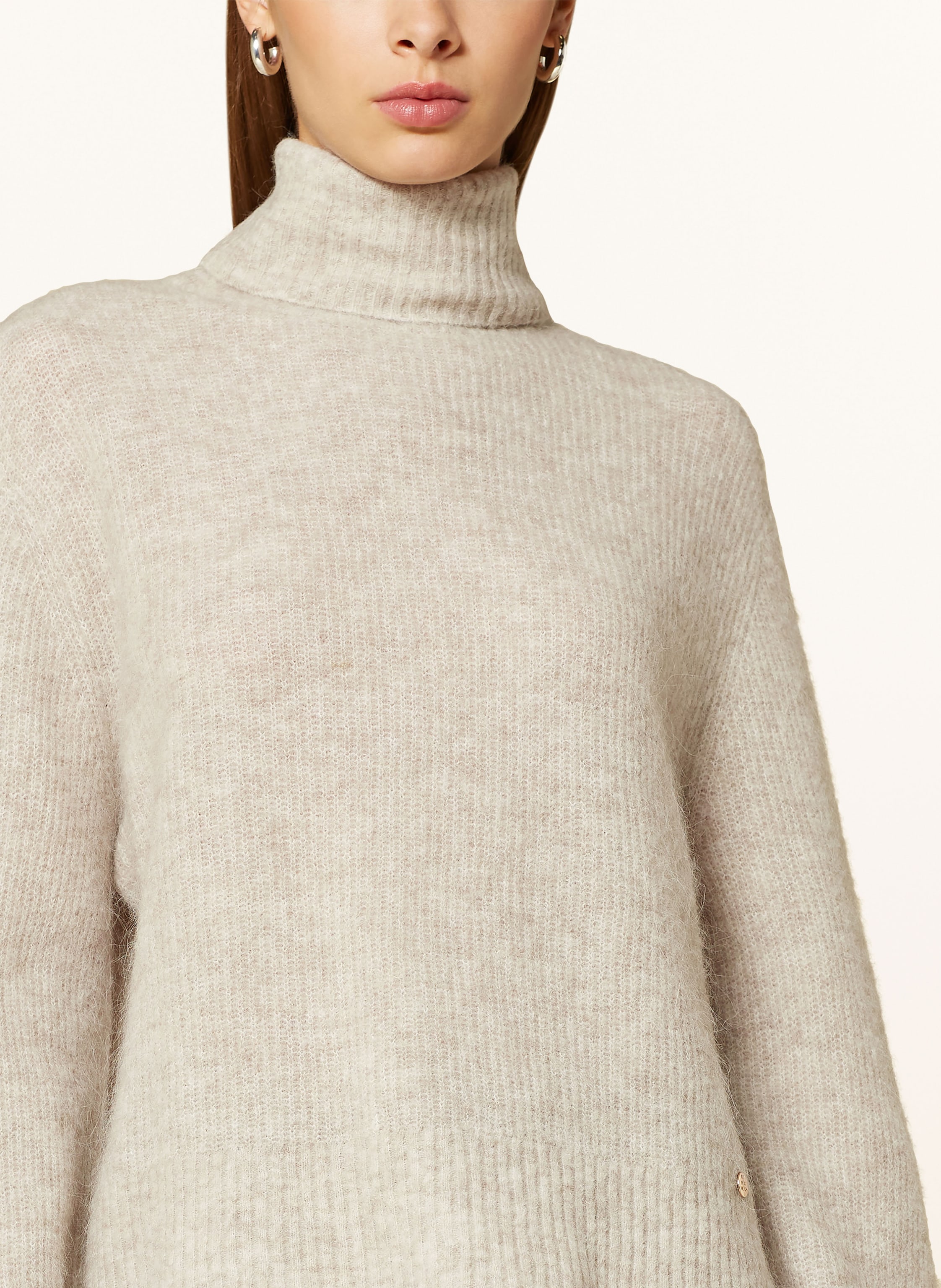 Thumbnail - Mos Mosh Rollkragenpullover Aidy Mit Alpaka beige