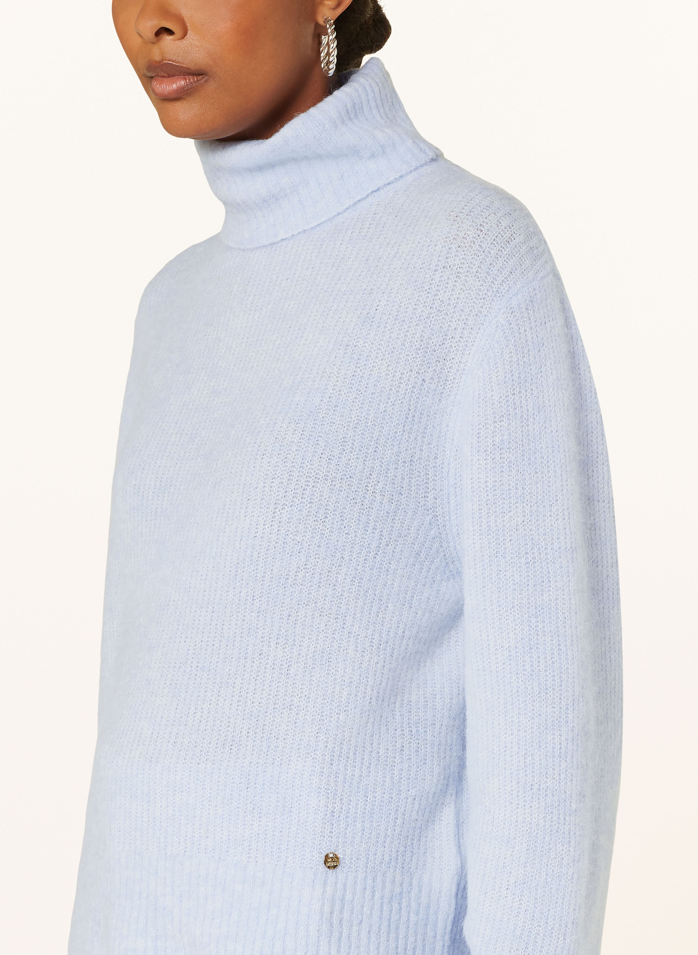 Thumbnail - Mos Mosh Rollkragenpullover Aidy Mit Alpaka blau