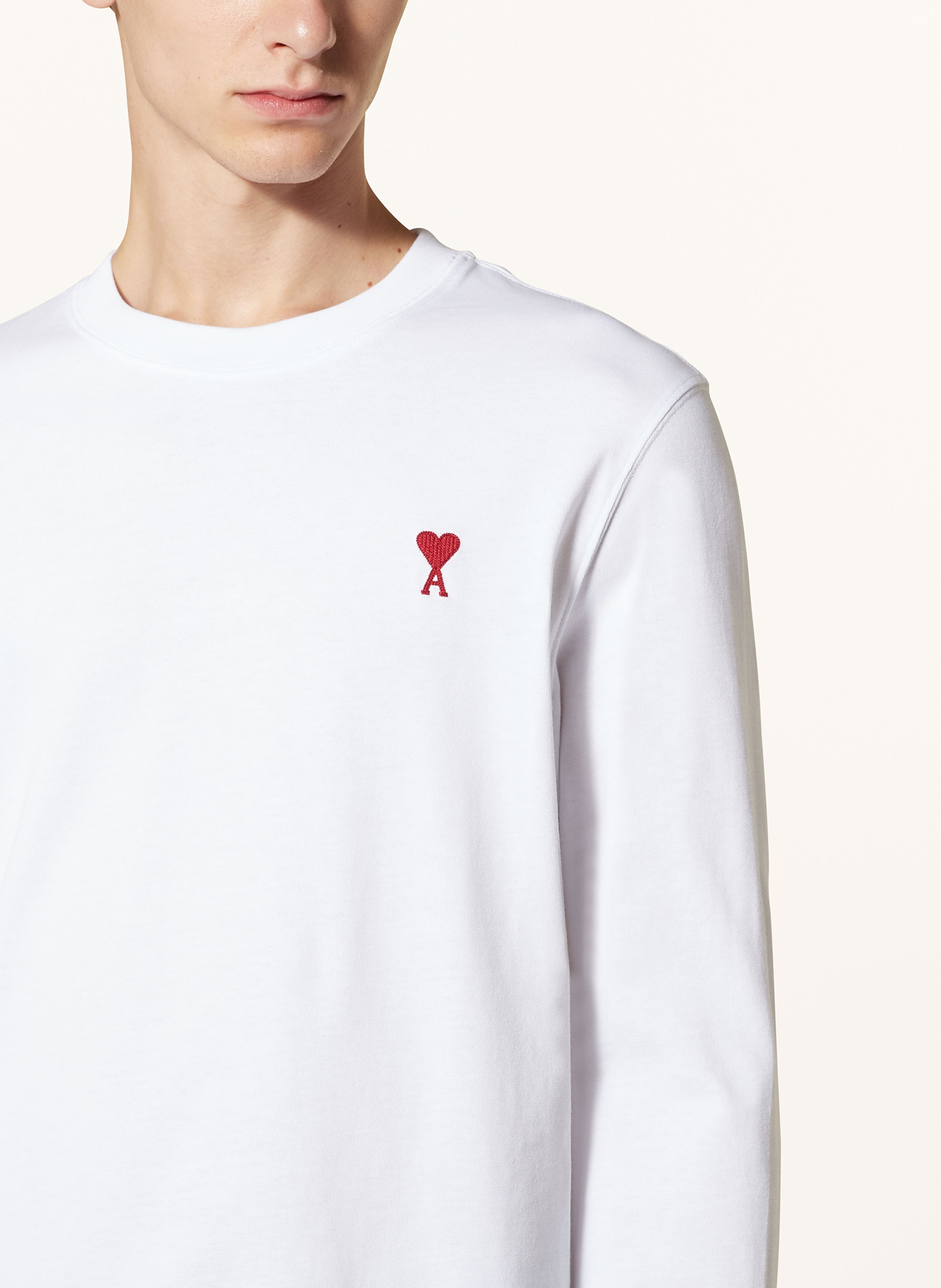 Thumbnail - Ami Paris Longsleeve weiss