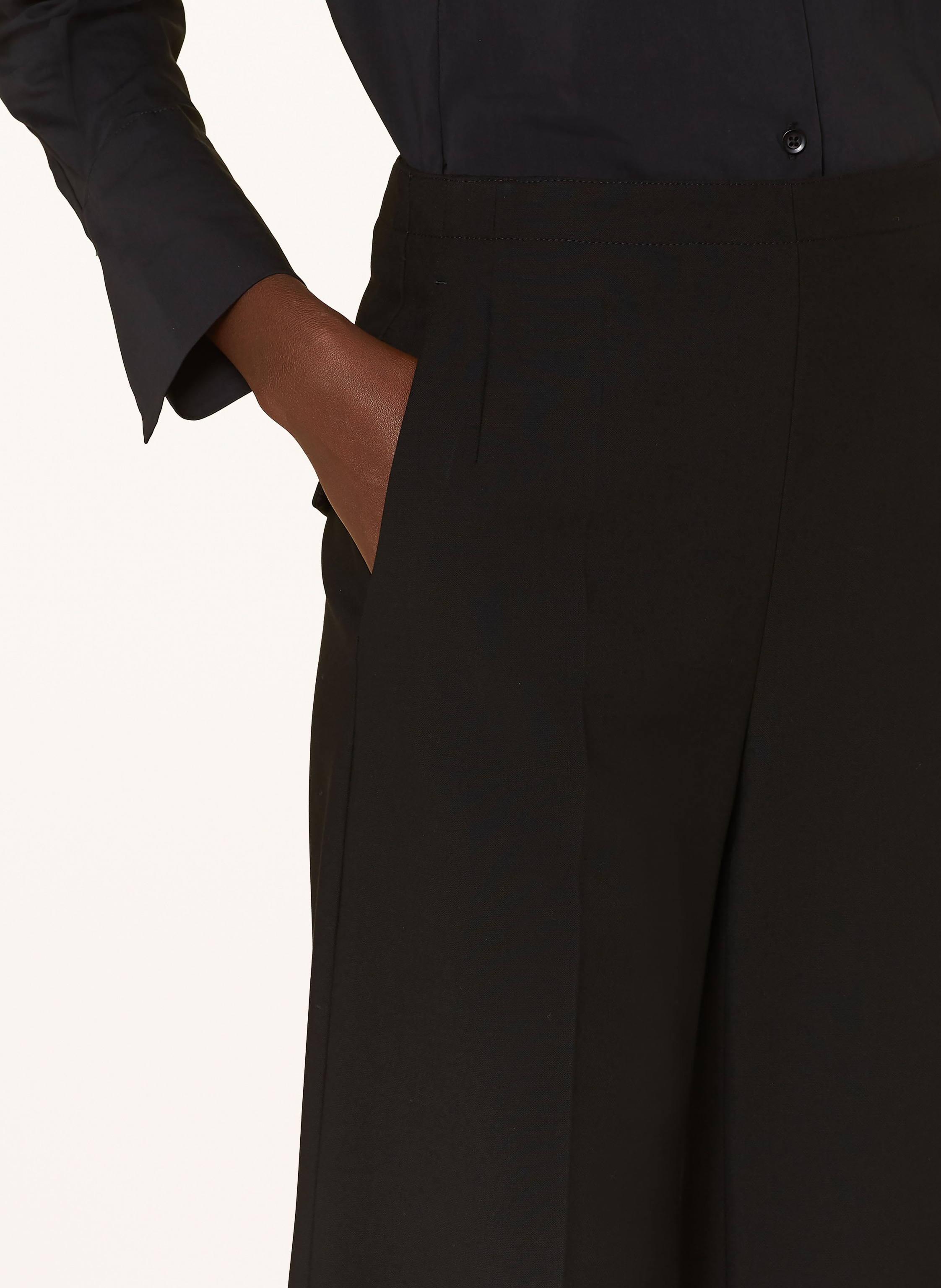 Thumbnail - Windsor. Marlenehose schwarz