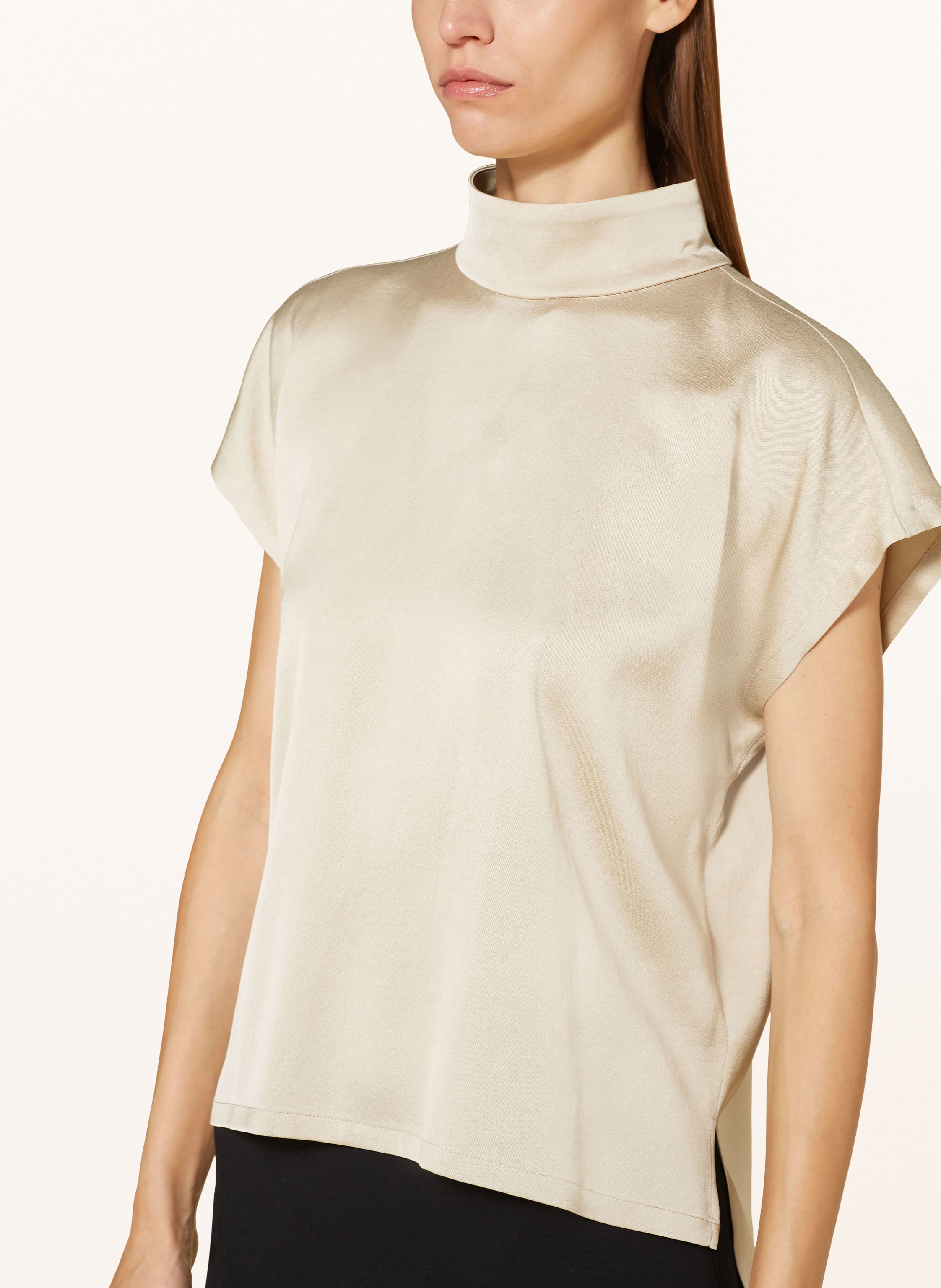 Thumbnail - Drykorn Blusenshirt Alaria_1 Aus Satin beige