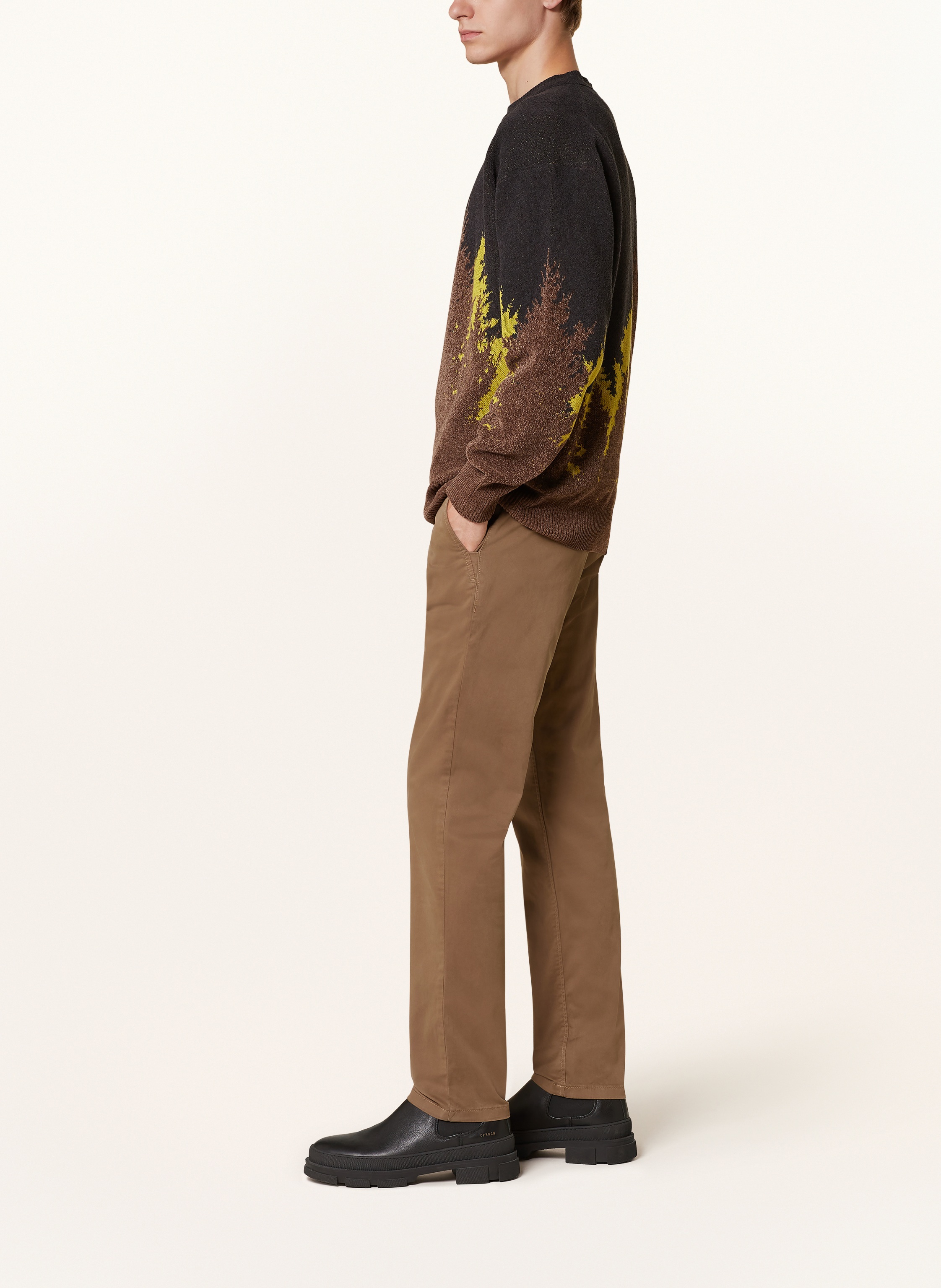 Thumbnail - Boss Chino Chino Slim Fit braun