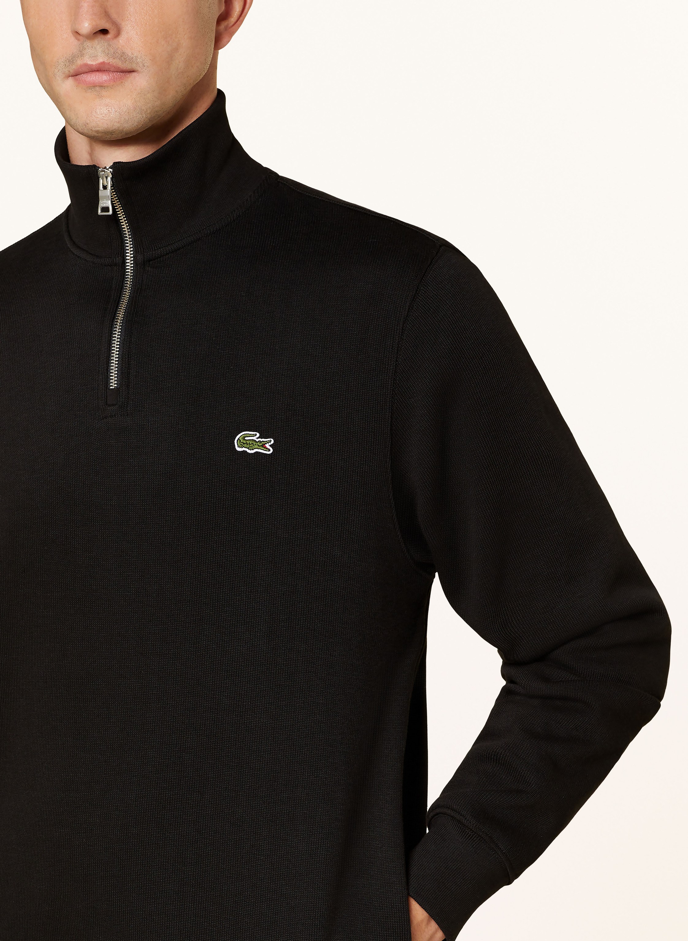 Thumbnail - Lacoste Sweat-Troyer schwarz