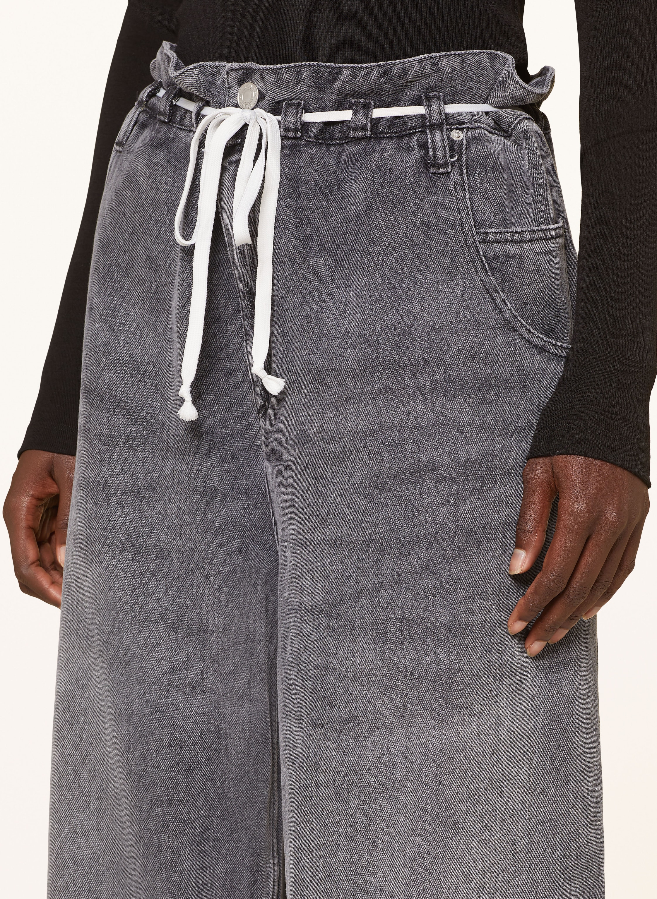 Thumbnail - Marant Étoile Paperbag-Jeans Jordy grau