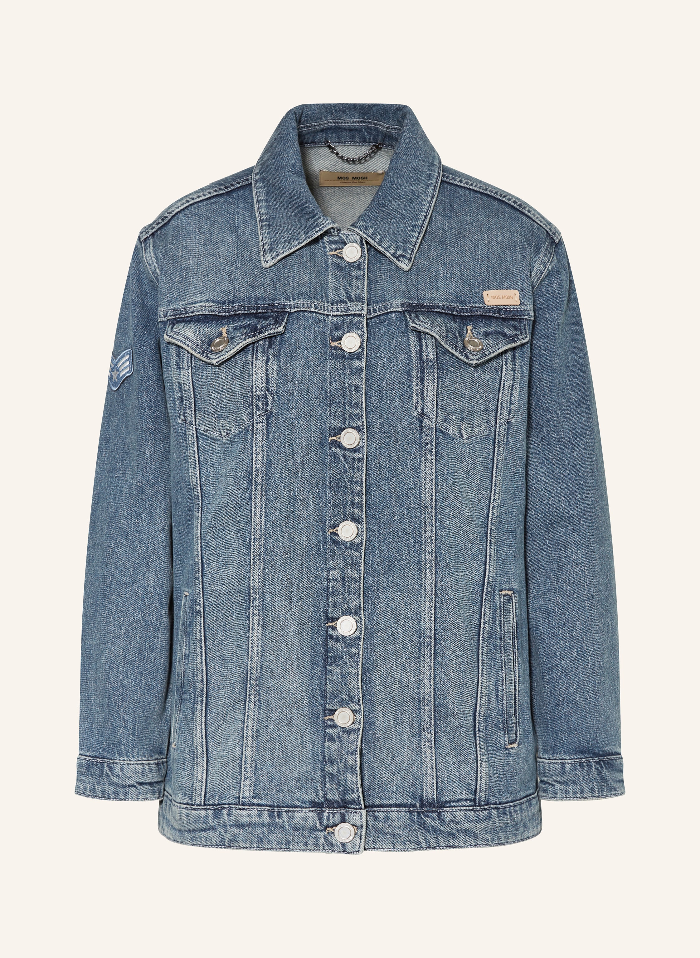 MOS MOSH Jeansjacke MMBAYLEE in blau 