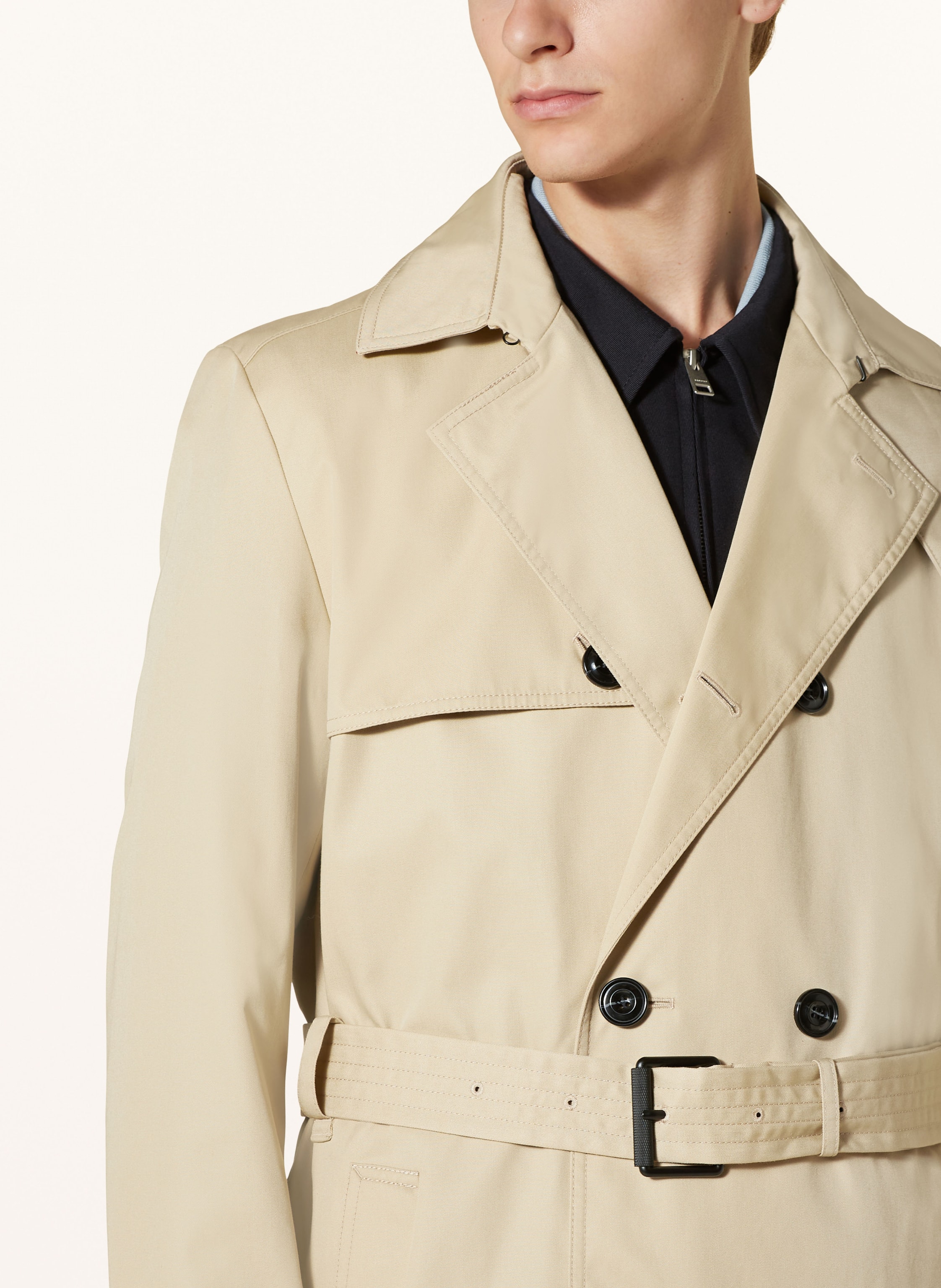 Thumbnail - Hugo Trenchcoat Maluks rosa